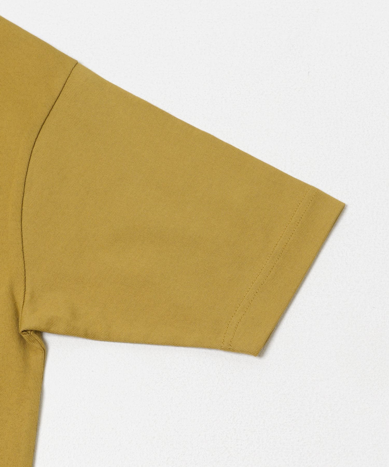 FORK&SPOON　ボトルネックショートスリーブTシャツ CAMEL 1