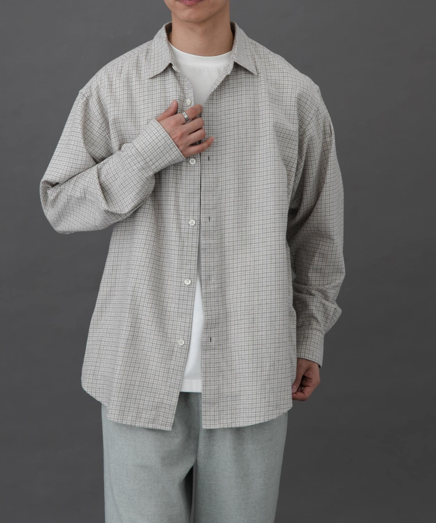 FORK&SPOON　ネルチェックシャツ