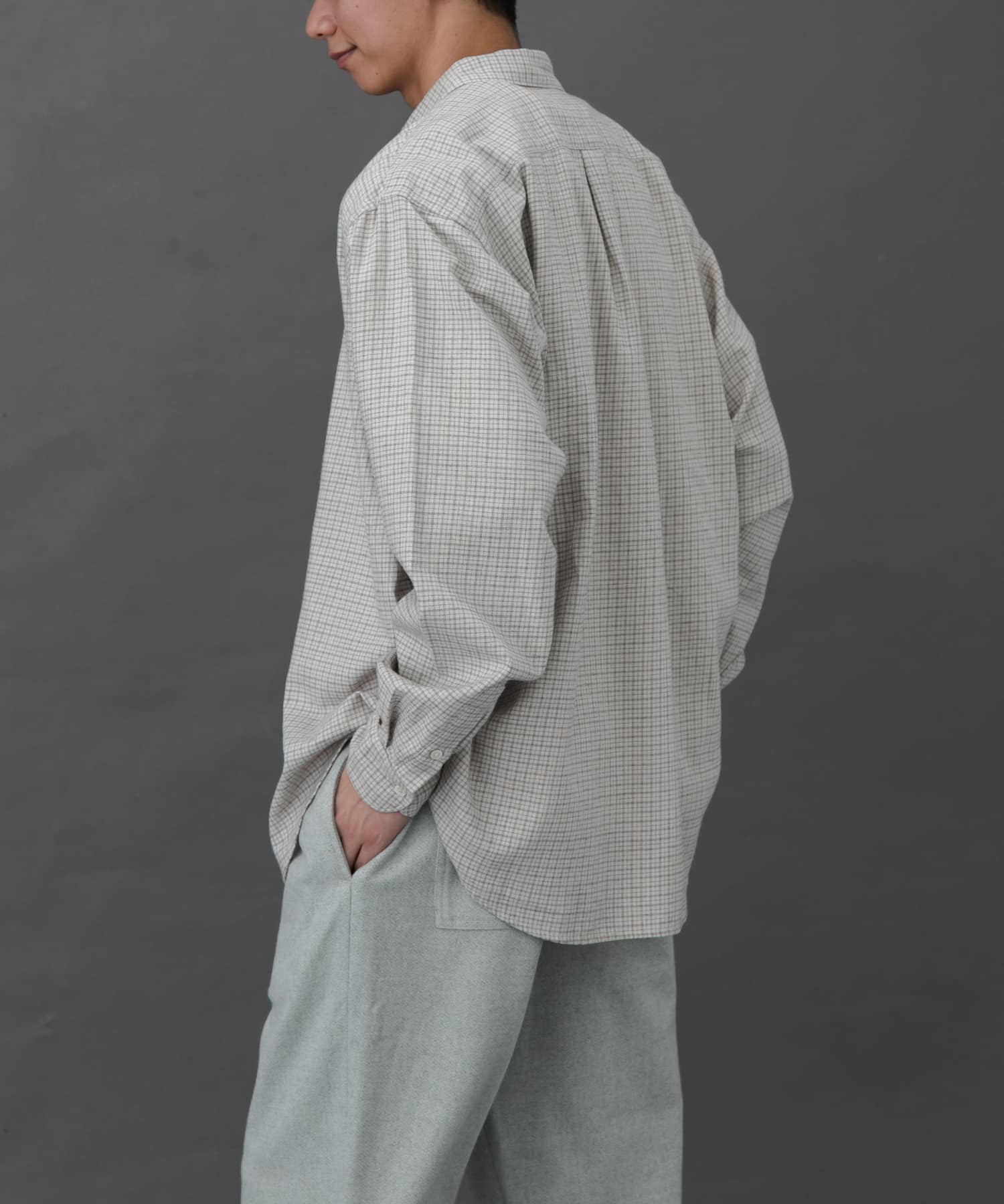 FORK&SPOON　ネルチェックシャツ IVORY 4