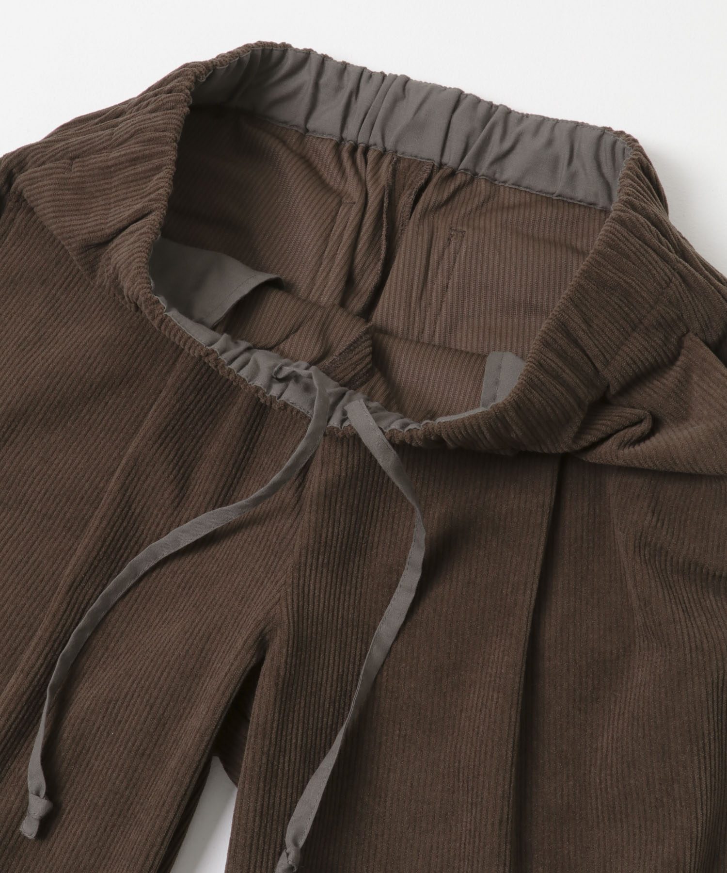 FORK&SPOON　TECコーデュロイパンツ BROWN 4