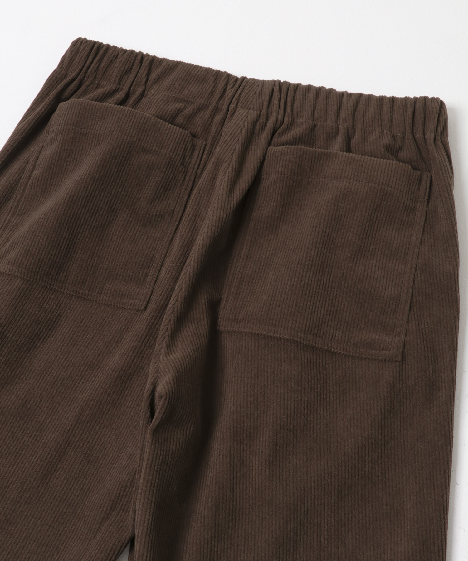 FORK&SPOON　TECコーデュロイパンツ BROWN 4