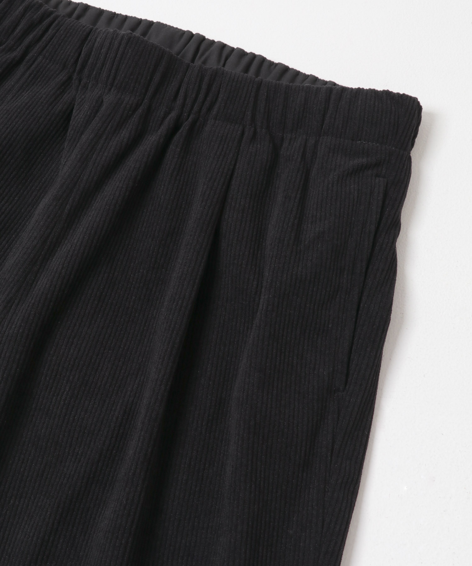 FORK&SPOON　TECコーデュロイパンツ BLACK 4