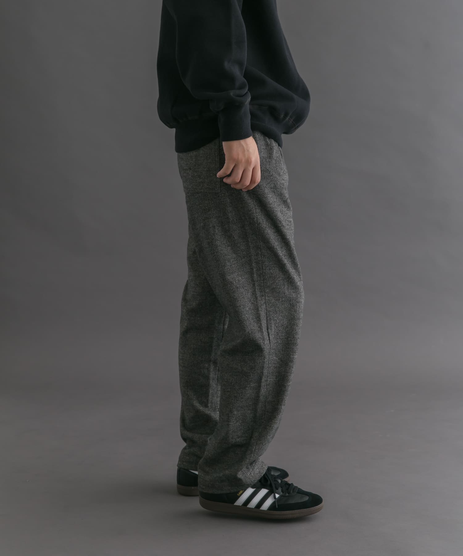 FORK&SPOON　ブラッシュドパンツ GRAY 4