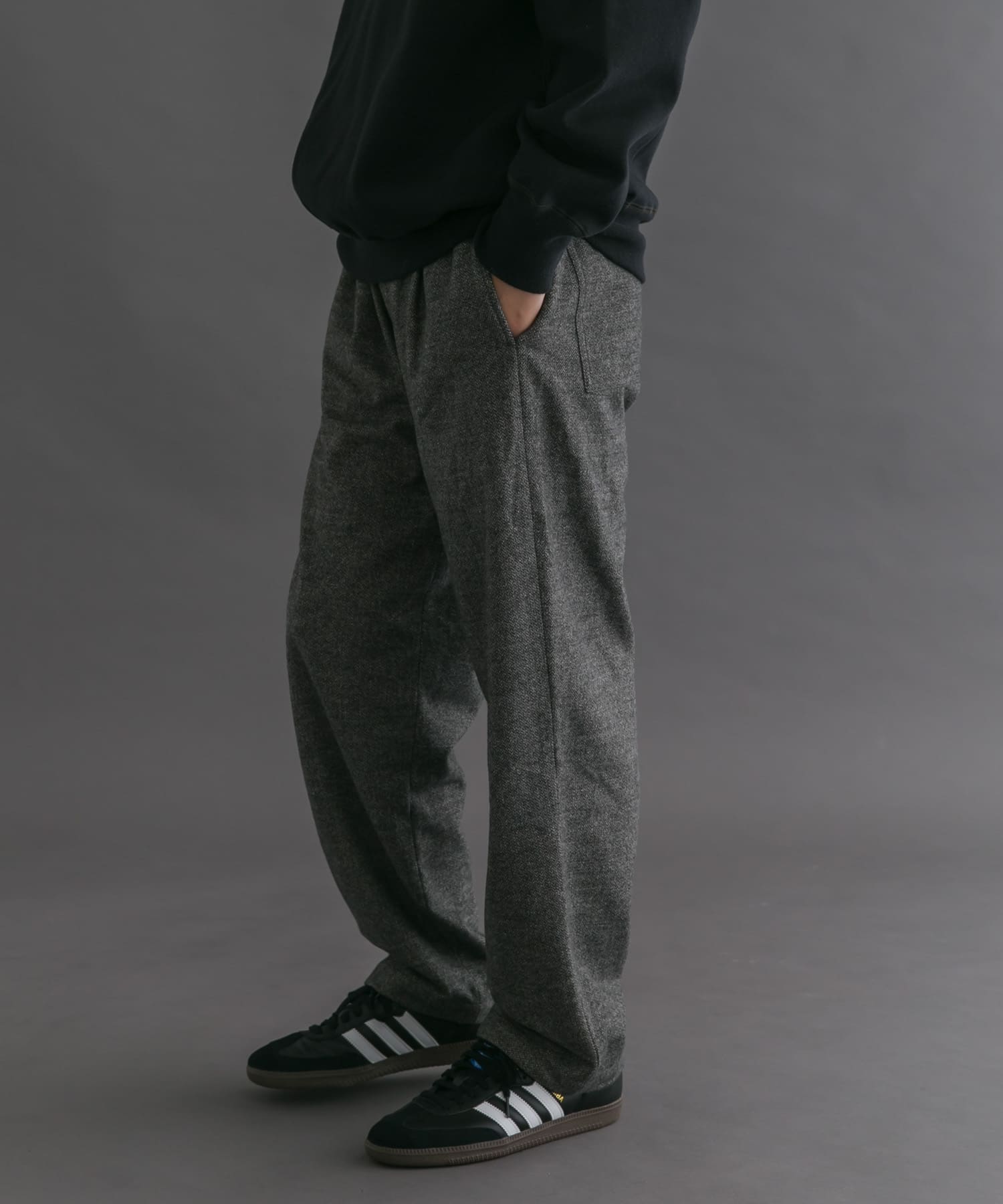 FORK&SPOON　ブラッシュドパンツ GRAY 4