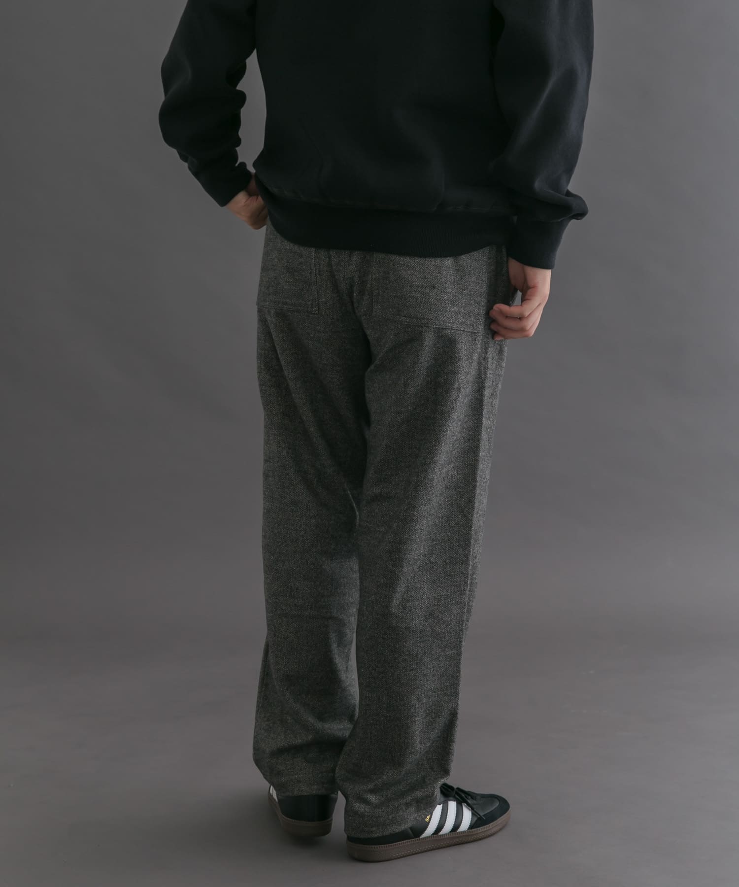 FORK&SPOON　ブラッシュドパンツ GRAY 4