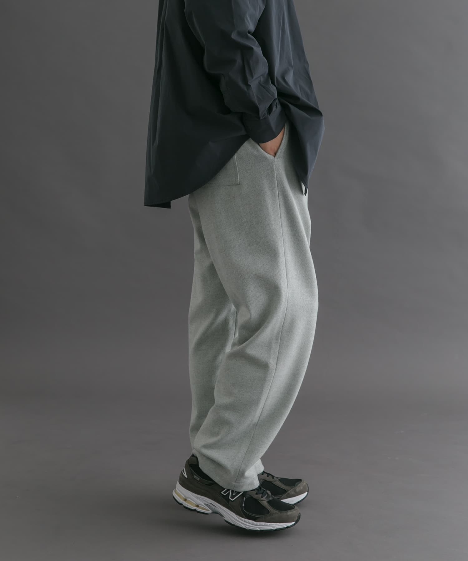 FORK&SPOON　ブラッシュドパンツ LIGHTGRAY 4