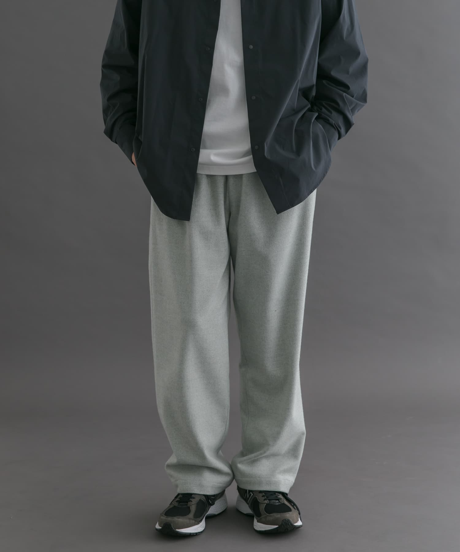 FORK&SPOON　ブラッシュドパンツ LIGHTGRAY 4