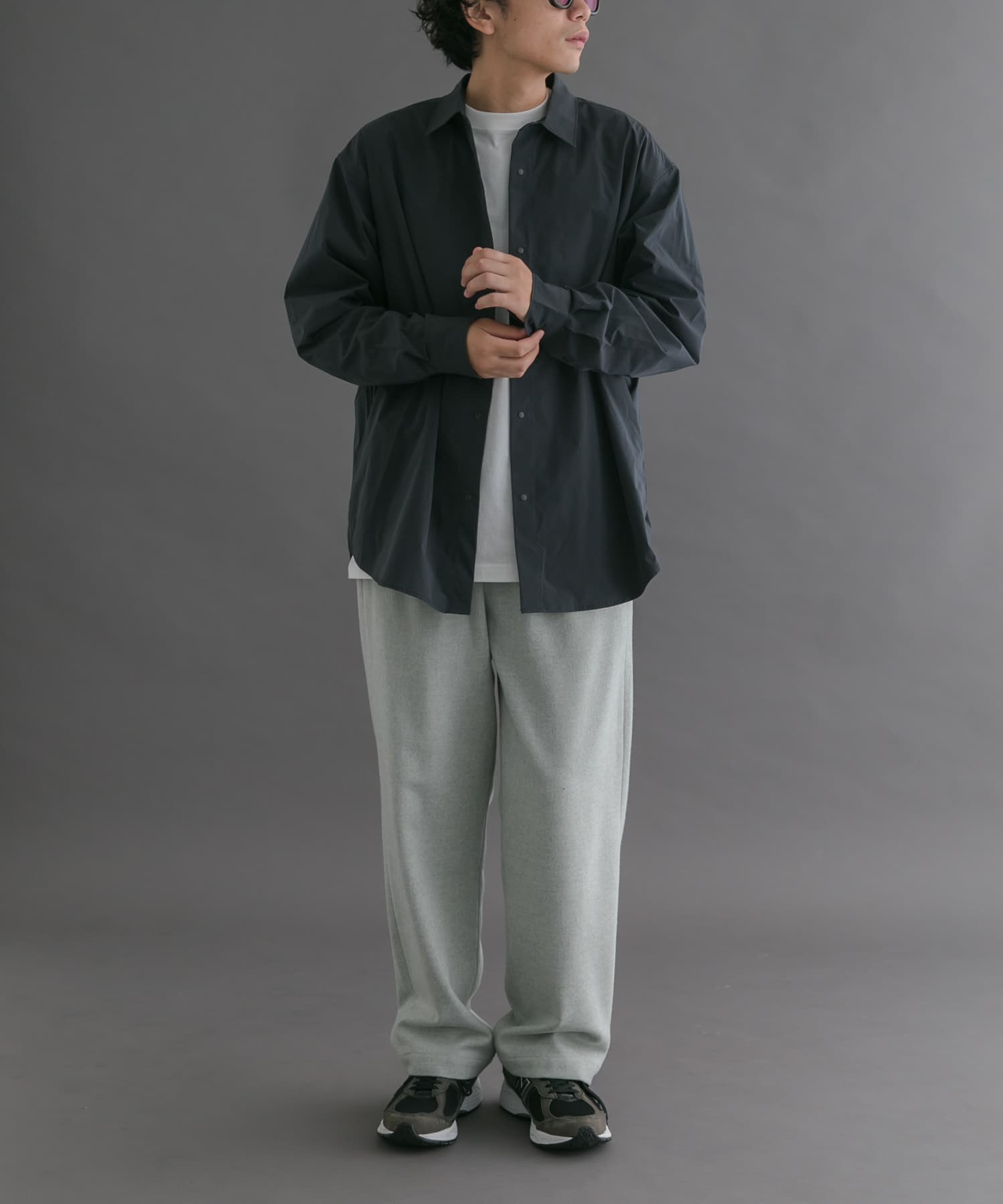 FORK&SPOON　ブラッシュドパンツ LIGHTGRAY 4