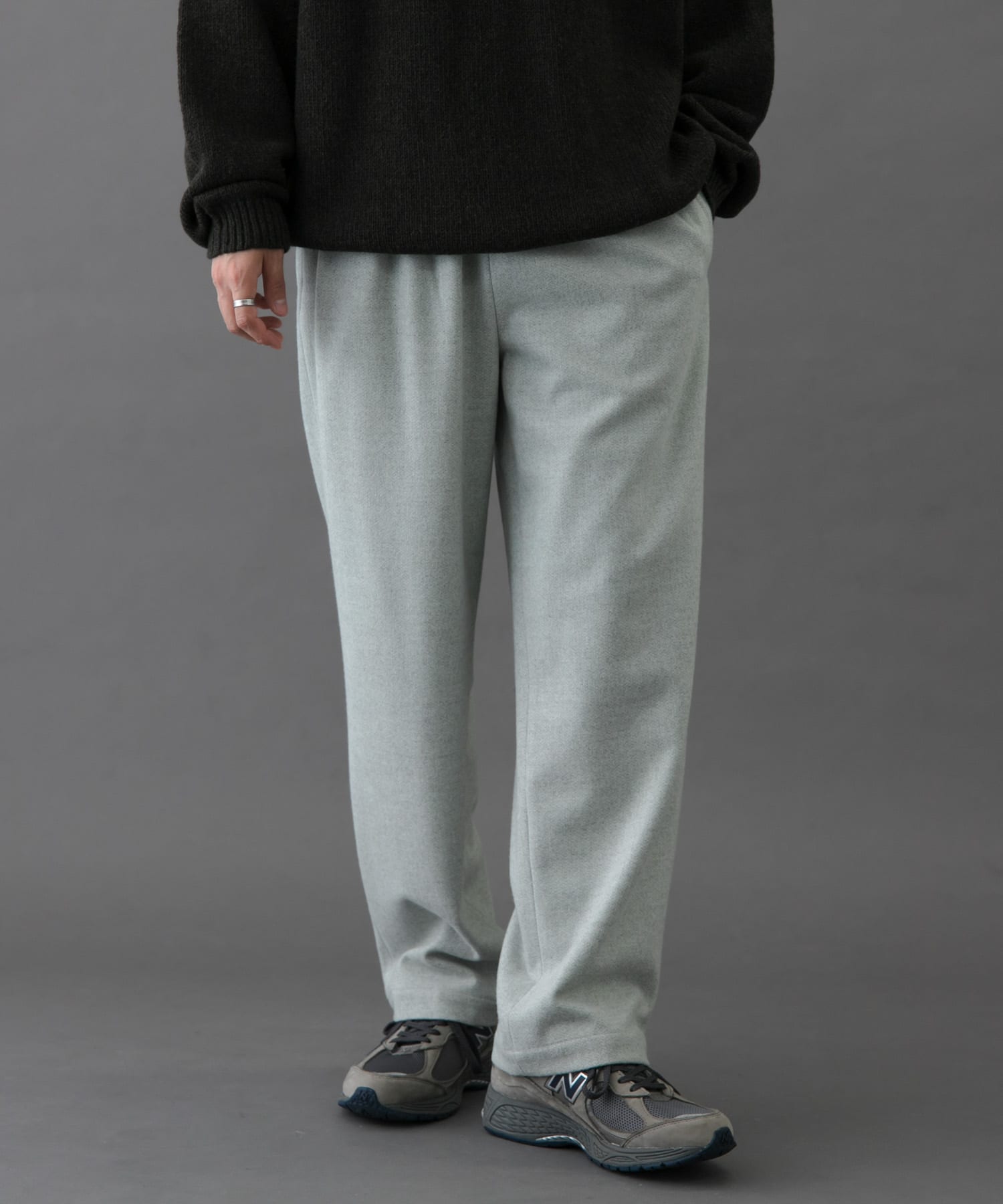 FORK&SPOON　ブラッシュドパンツ LIGHTGRAY 5