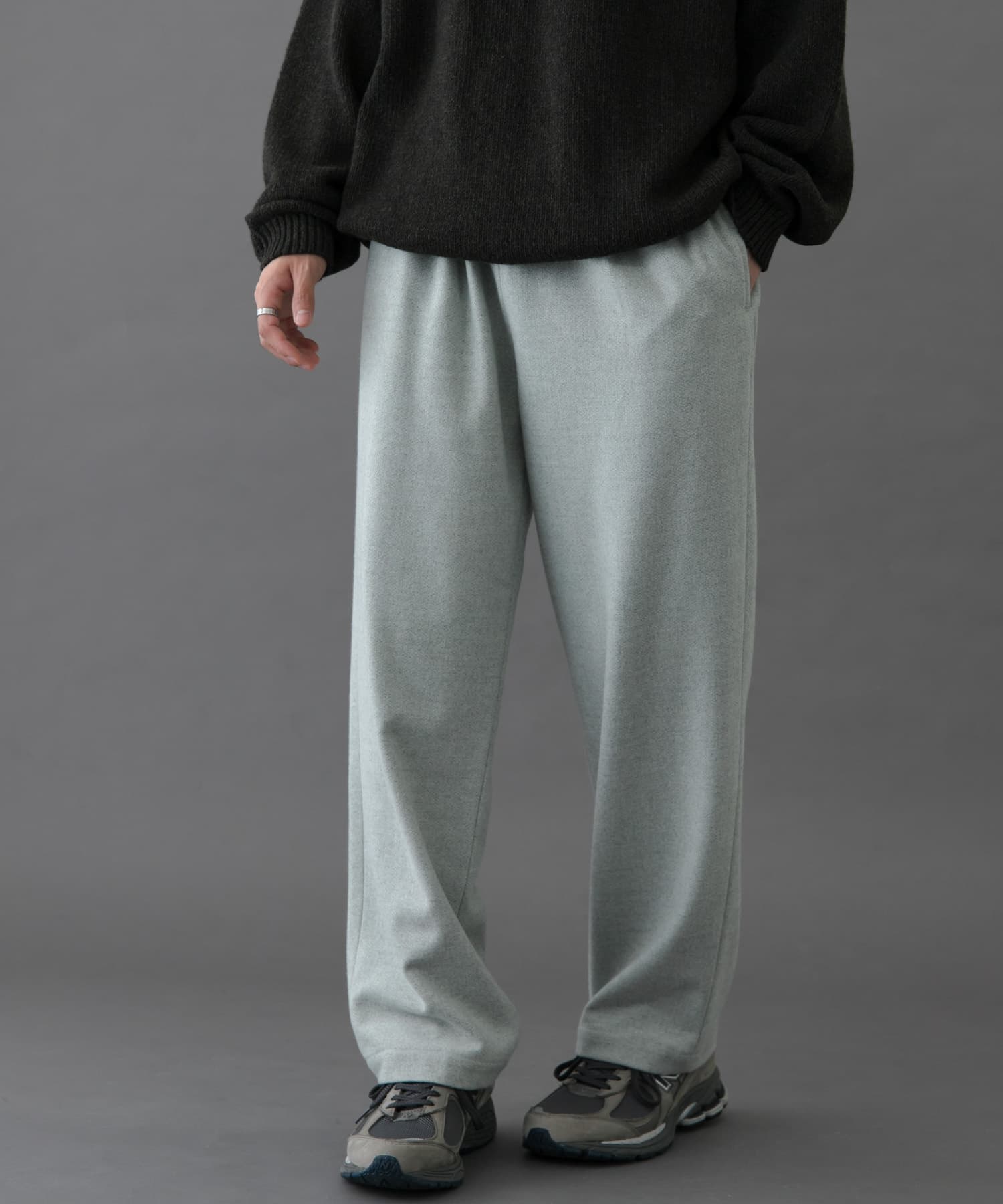 FORK&SPOON　ブラッシュドパンツ LIGHTGRAY 5