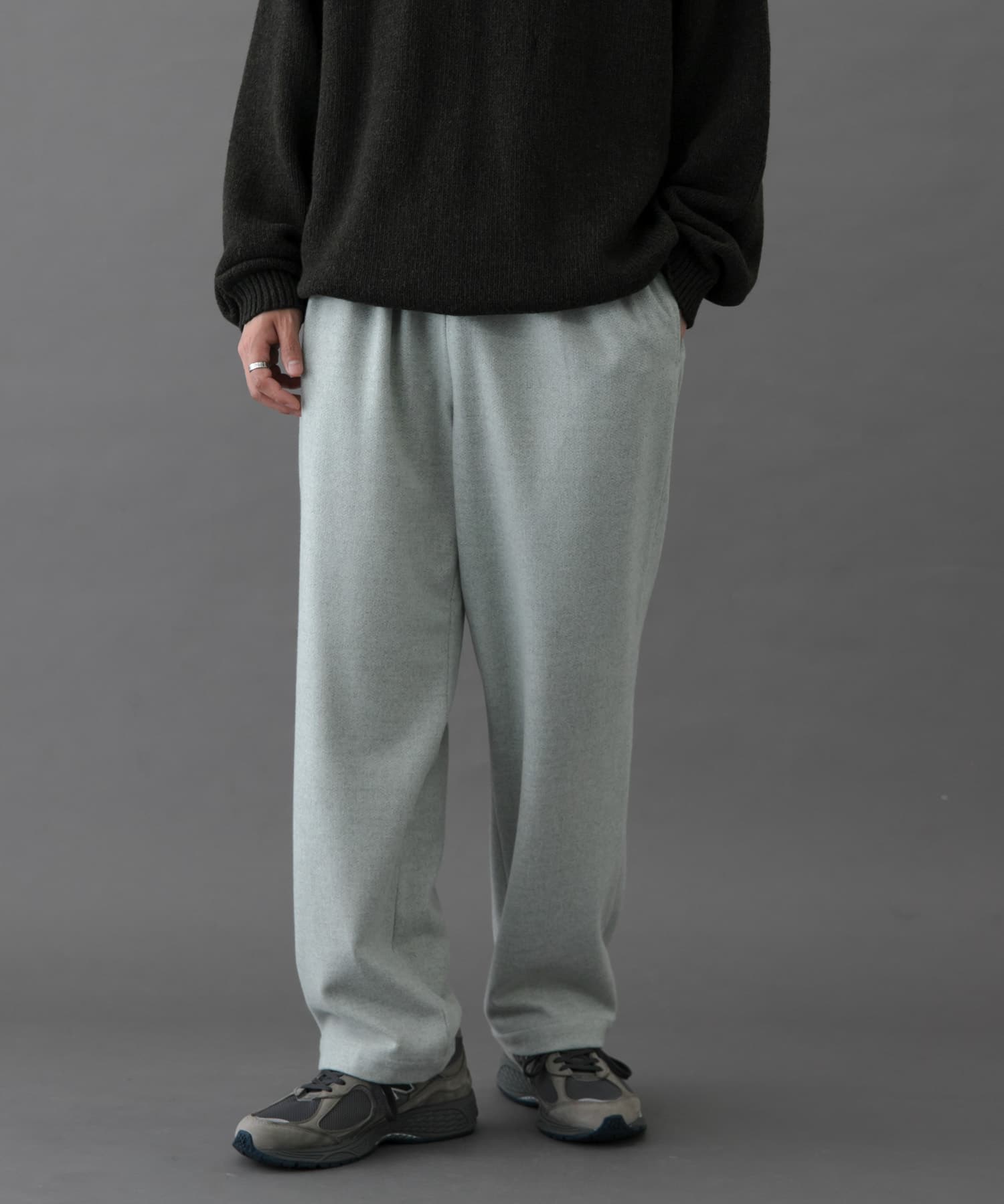 FORK&SPOON　ブラッシュドパンツ LIGHTGRAY 5