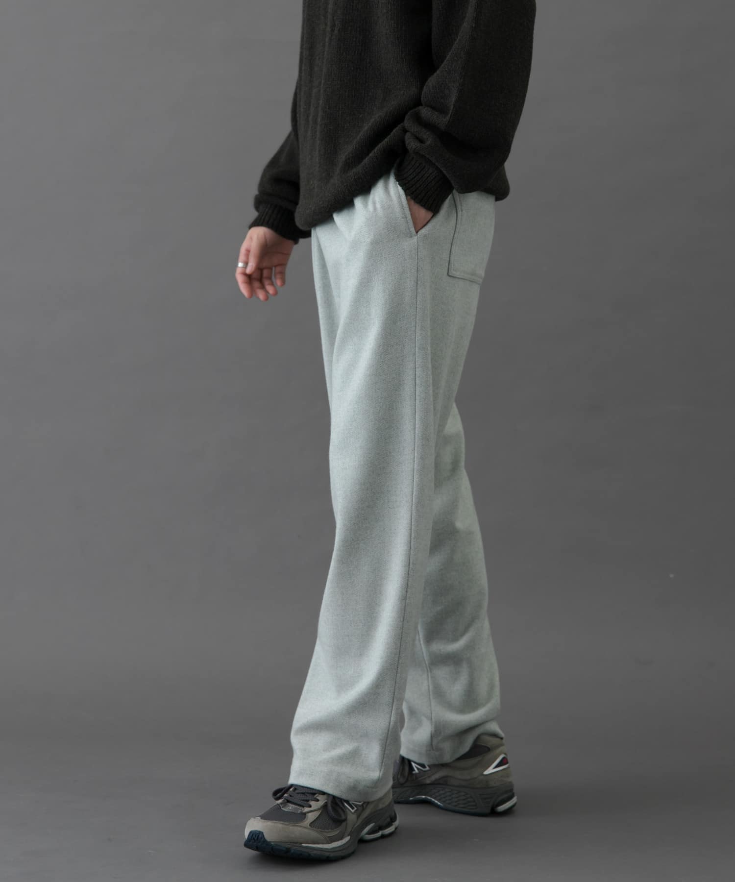 FORK&SPOON　ブラッシュドパンツ LIGHTGRAY 5