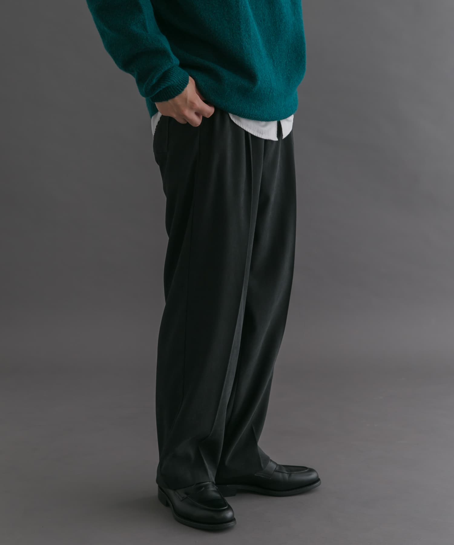 FORK&SPOON　スウェードライクパンツ