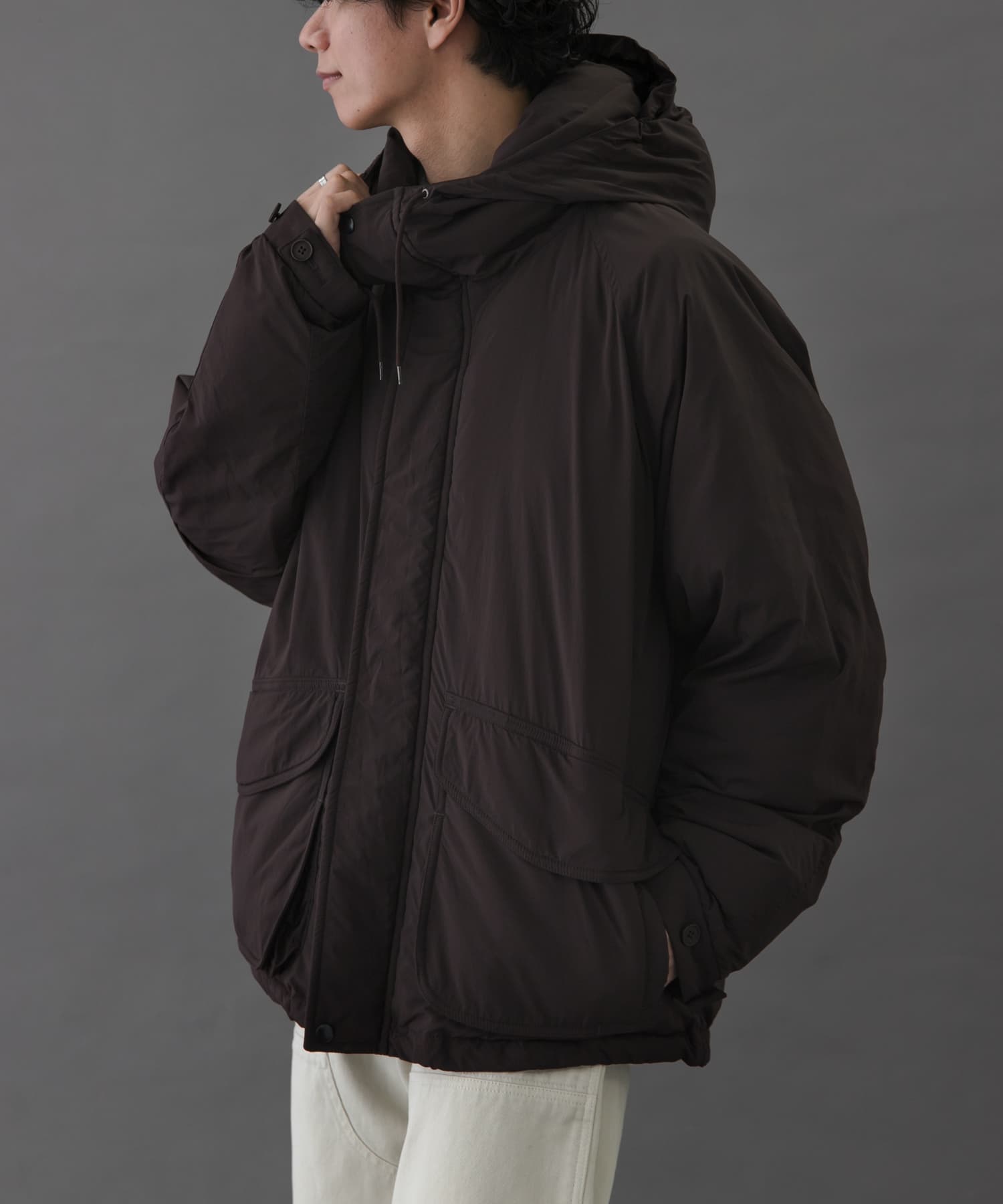 FORK&SPOON 　SORONAフーディーブルゾン