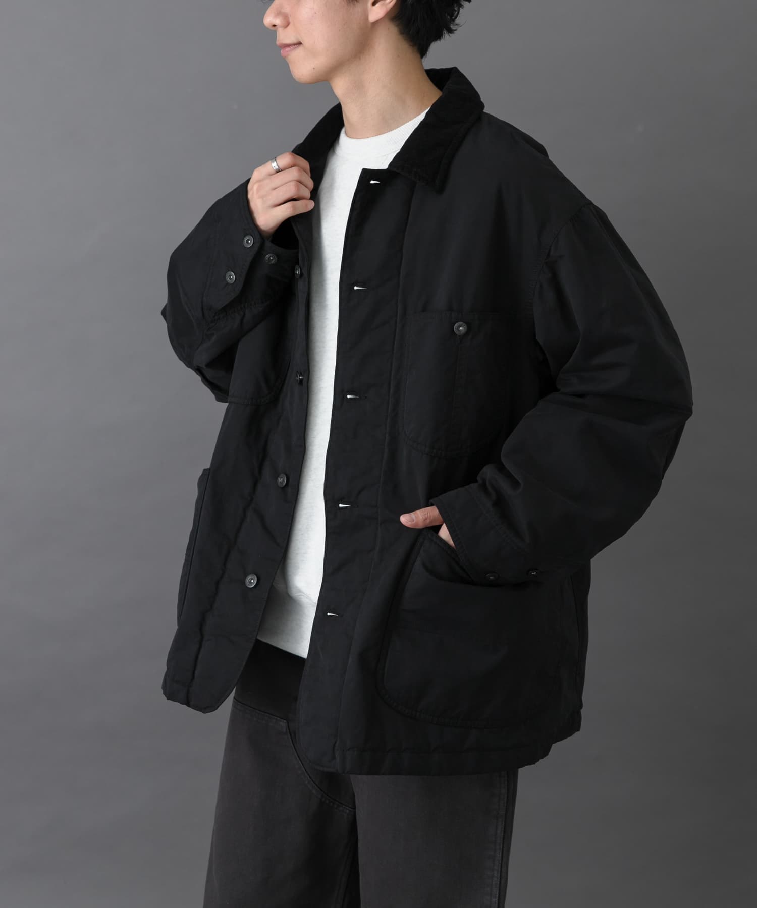 FORK&SPOON インサレーションカバーオール(4 BLACK): アウター｜URBAN