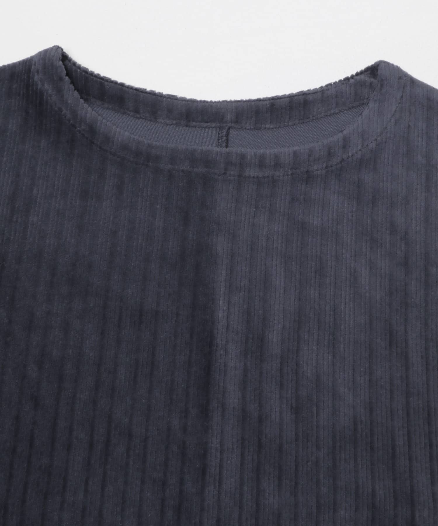 FORK&SPOON　ストライプモールボートネックプルオーバー NAVY 1