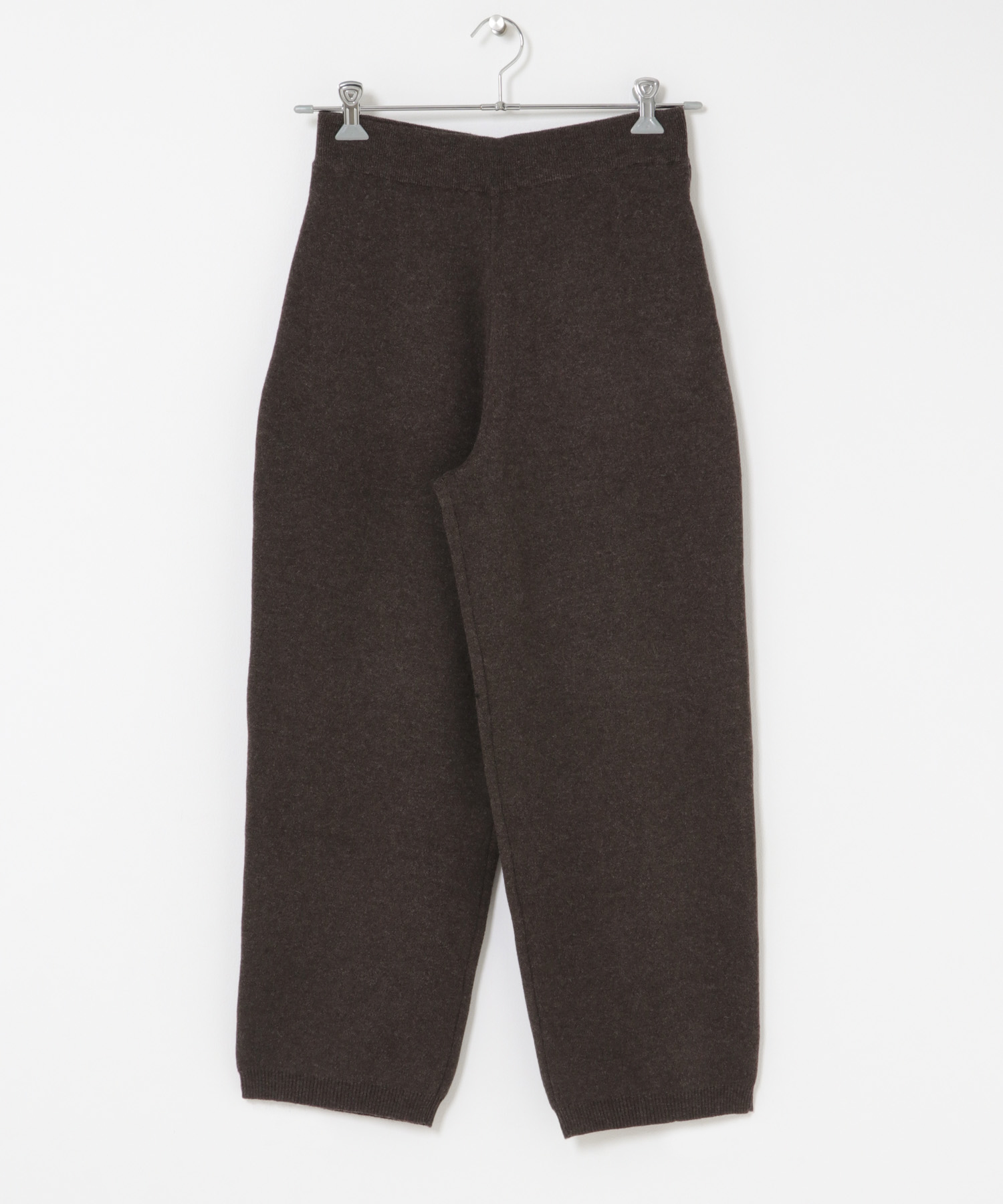 FORK&SPOON　コットンウールニットパンツ BROWN 1