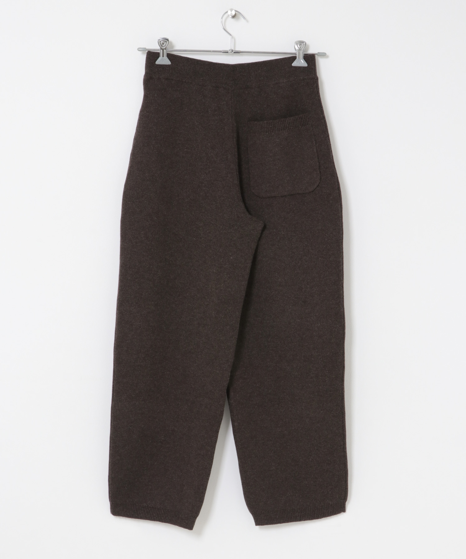 FORK&SPOON　コットンウールニットパンツ BROWN 1