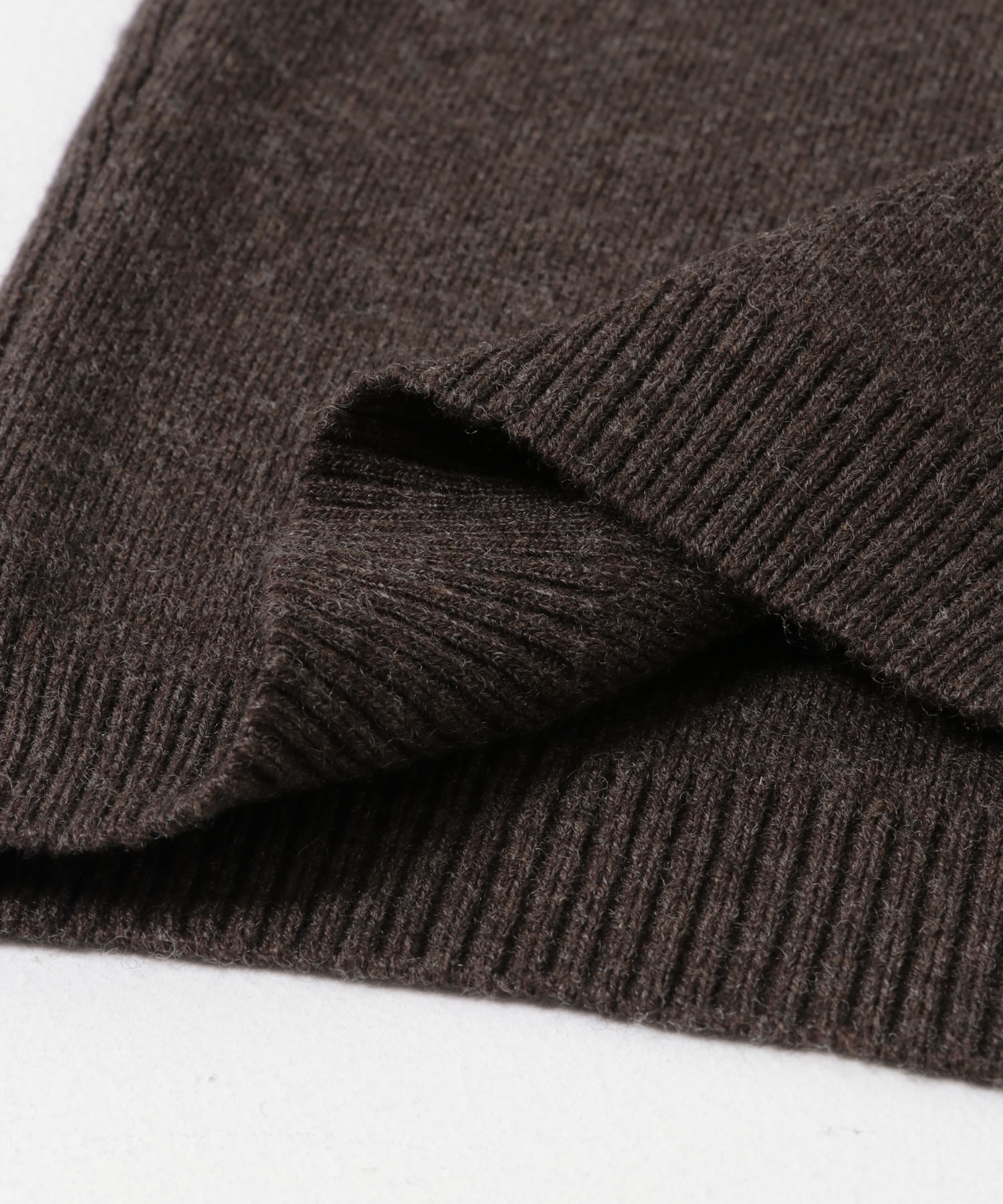 FORK&SPOON　コットンウールニットパンツ BROWN 1