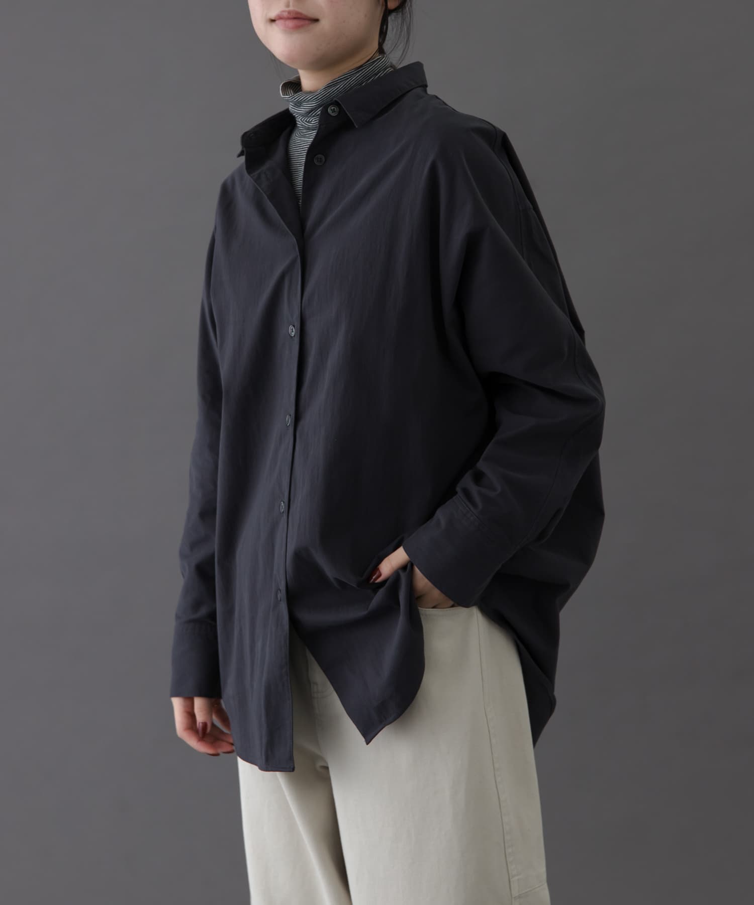 FORK&SPOON　ドルマンスリーブシャツ