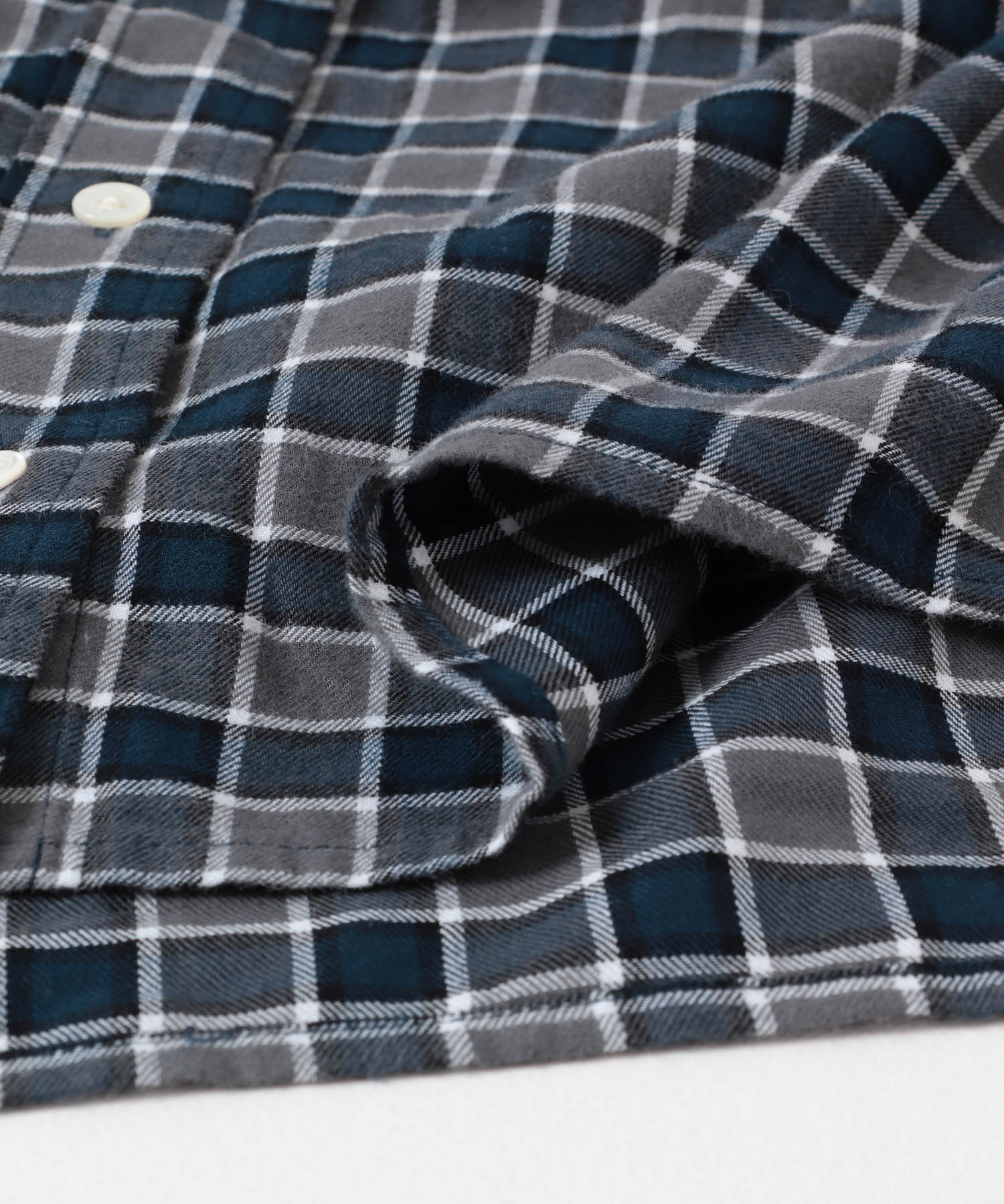 FORK&SPOON　ネルチェックシャツ NAVY 1