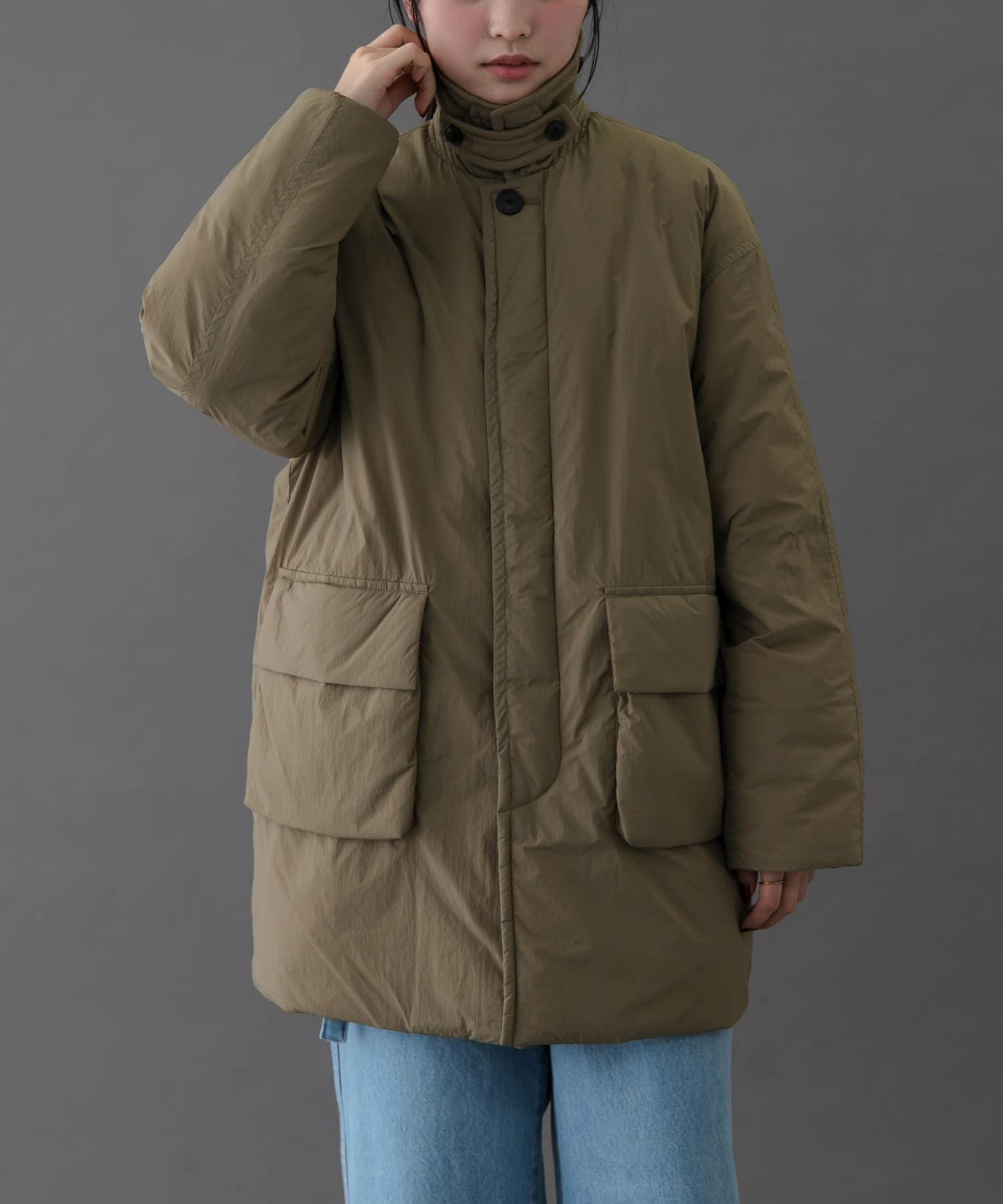 FORK&SPOON SORONAバルカラーコート(1 BLACK): アウター｜URBAN