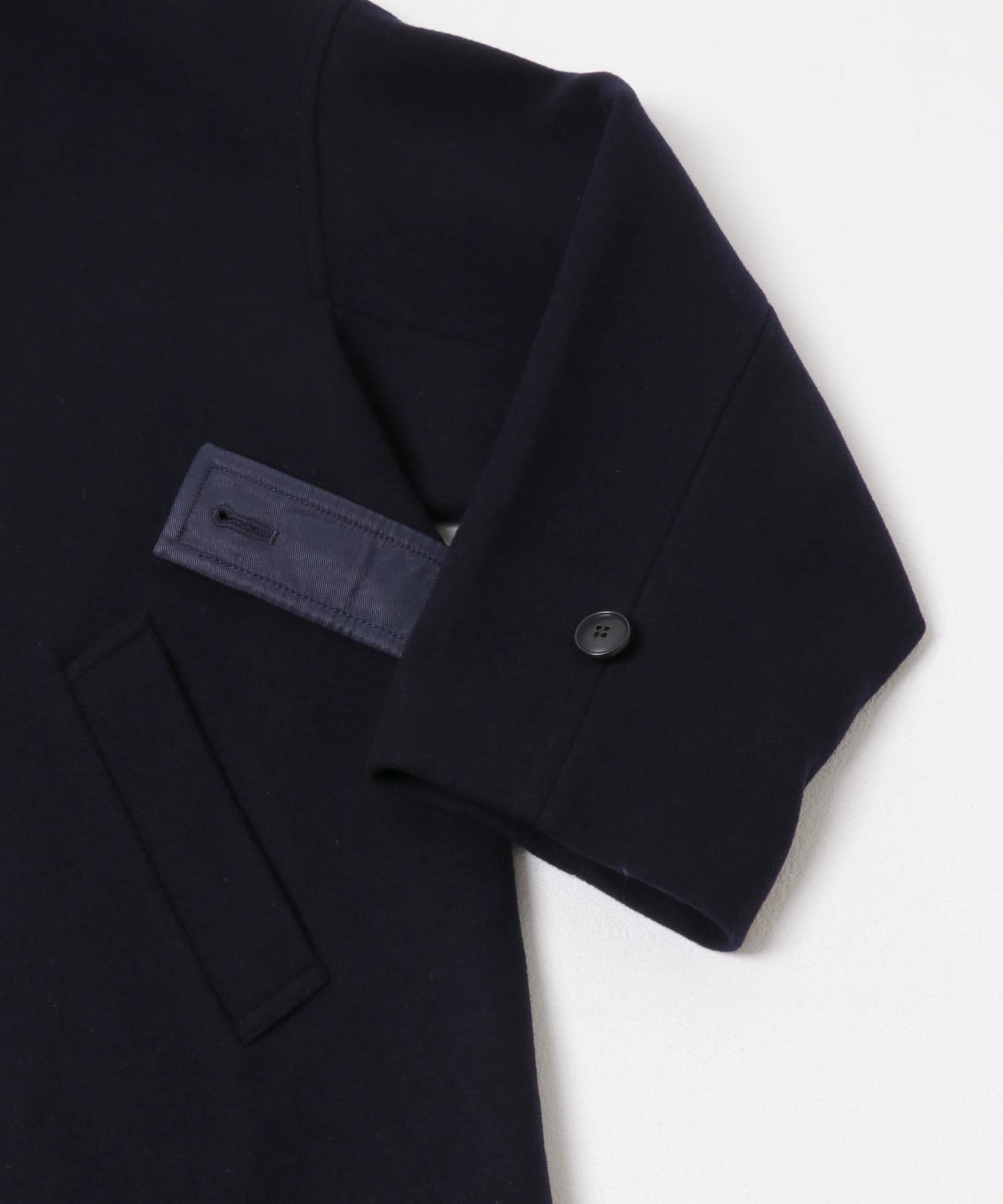 FORK&SPOON ウールノーカラーコート(1 NAVY): アウター｜URBAN