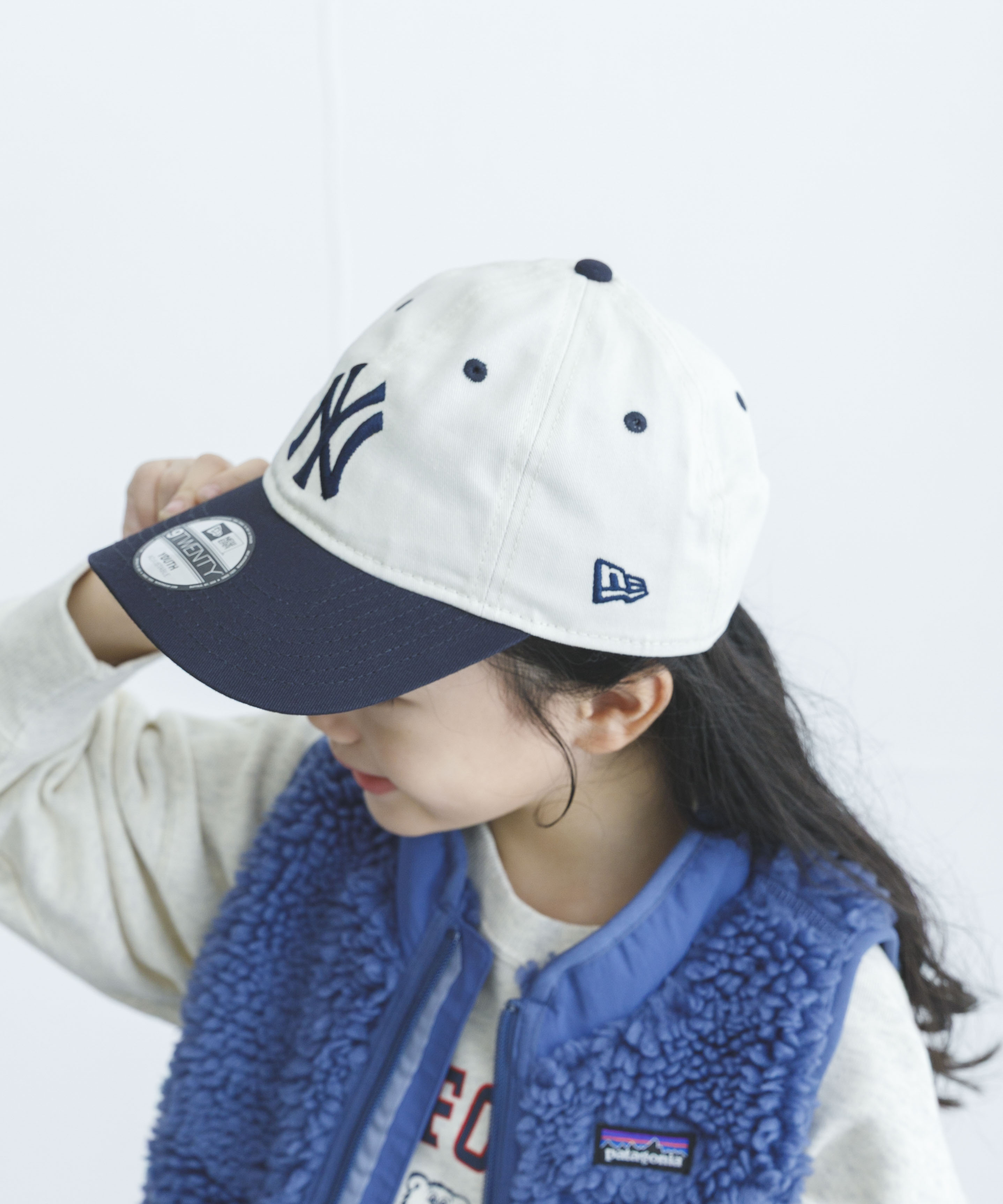 New Era　YTH920 MLB 2TONE NEYYAN(KIDS) IVO/NVY one