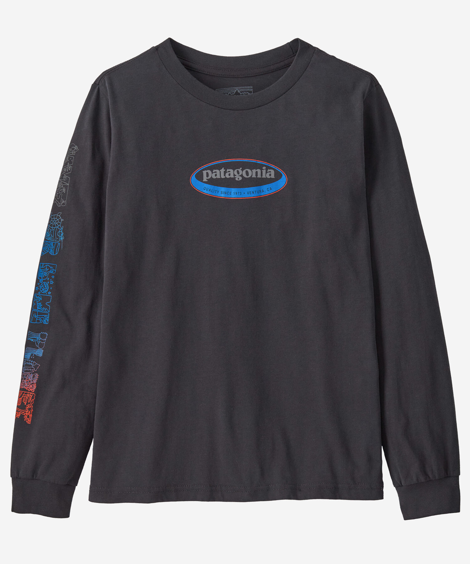 patagonia　Ks　LS Graphic Tshirts(KIDS) LRIN S