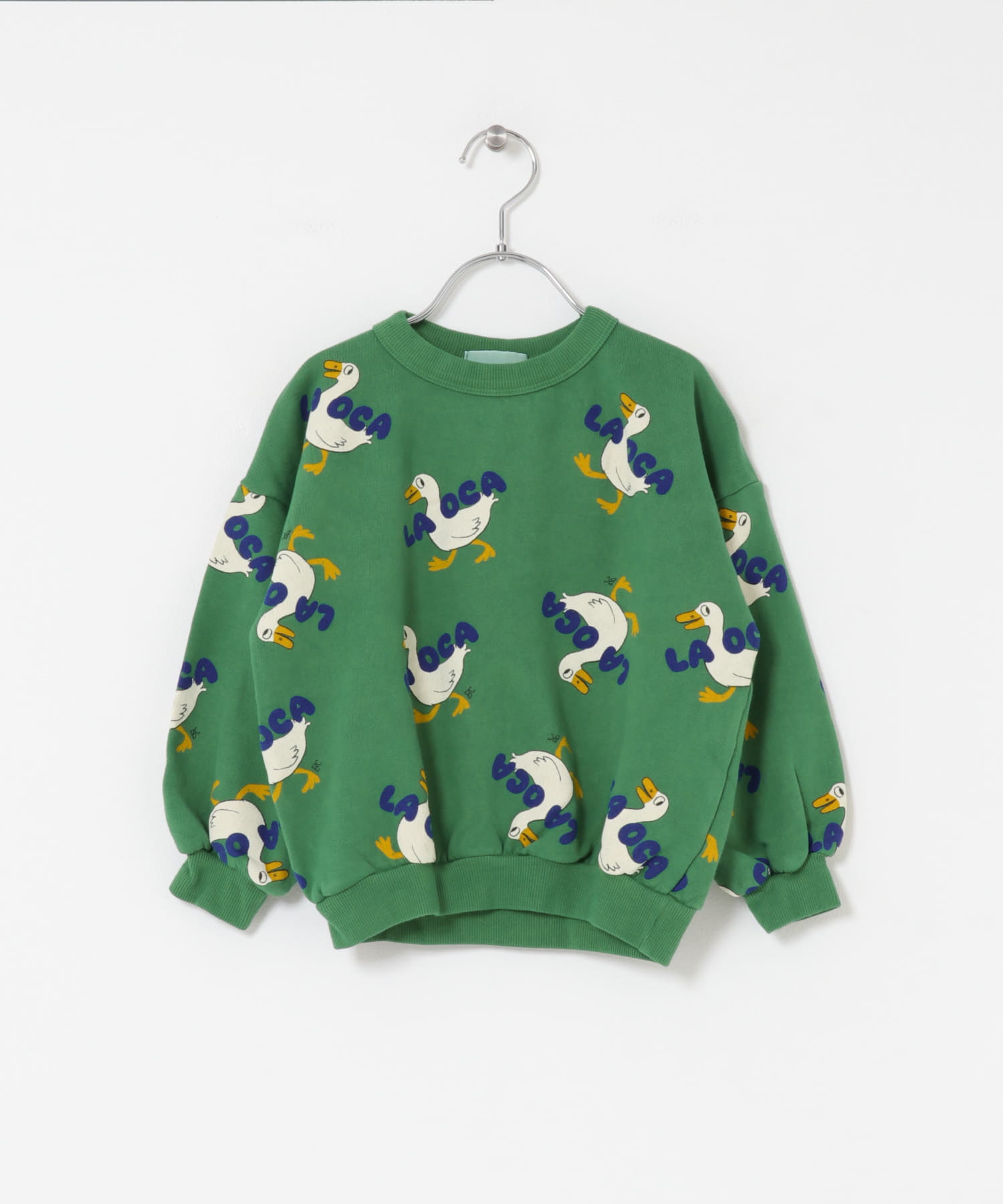 BOBO CHOSES　La Oca sweatshirts(KIDS) GREEN 2-3y