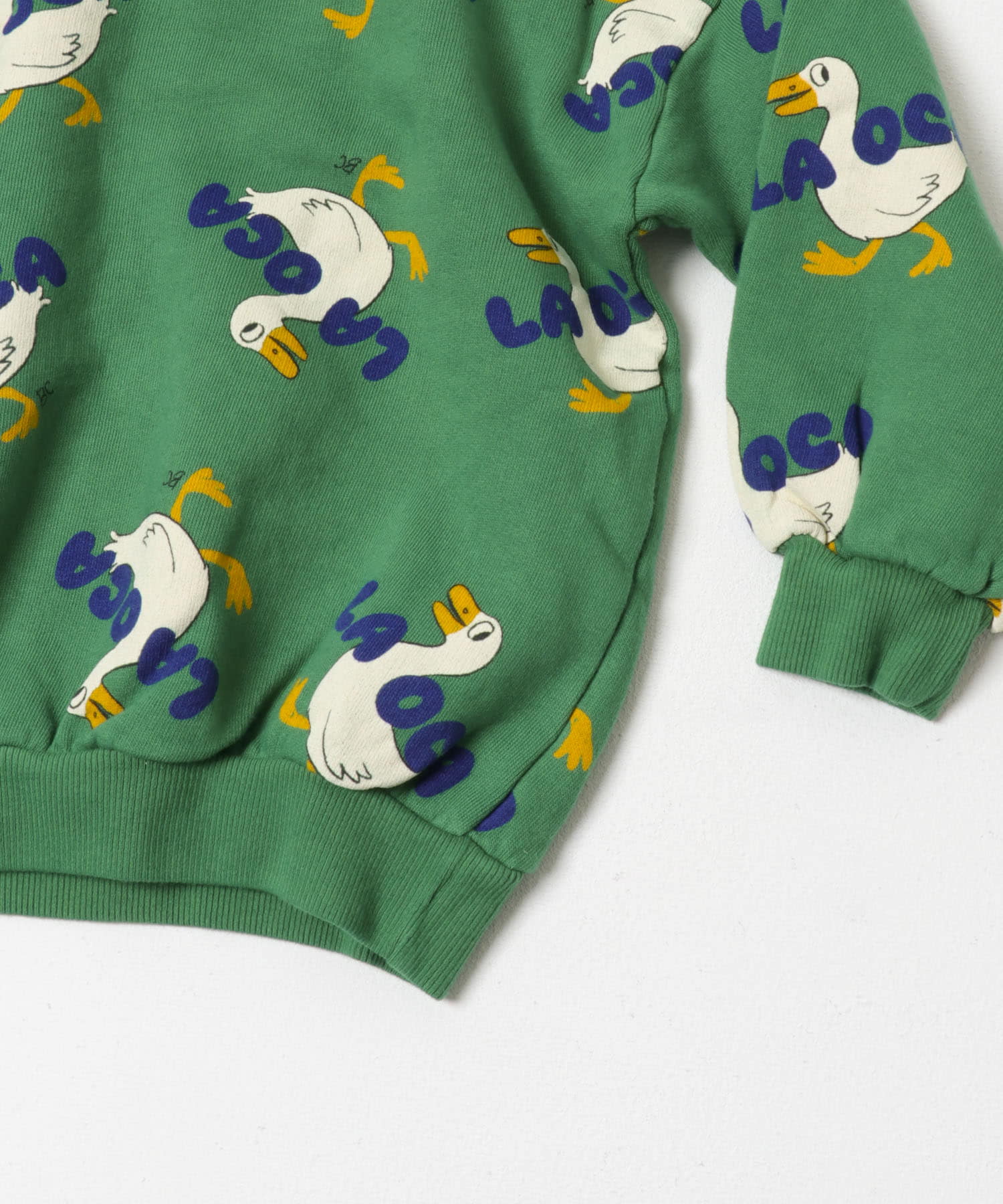 BOBO CHOSES　La Oca sweatshirts(KIDS) GREEN 2-3y