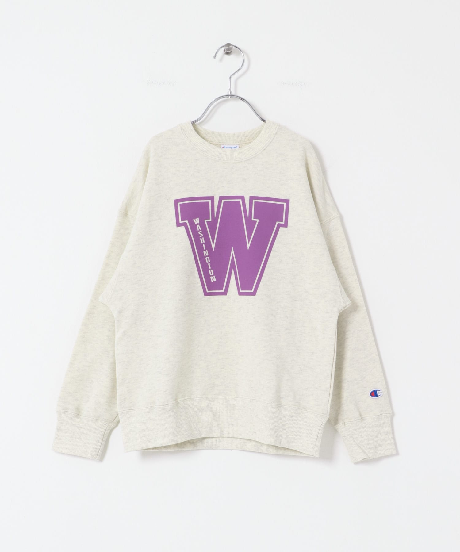 『WEB/一部店舗限定』『別注』Champion×DOORS　ロゴスウェット(KIDS) OATMEAL 150