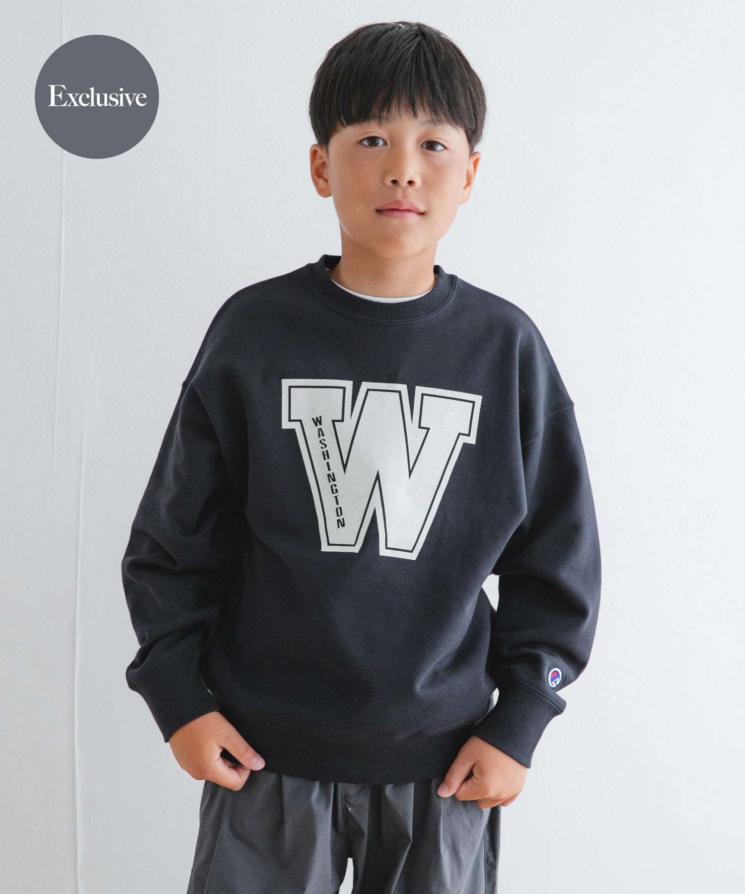 『WEB/一部店舗限定』『別注』Champion×DOORS　ロゴスウェット(KIDS)