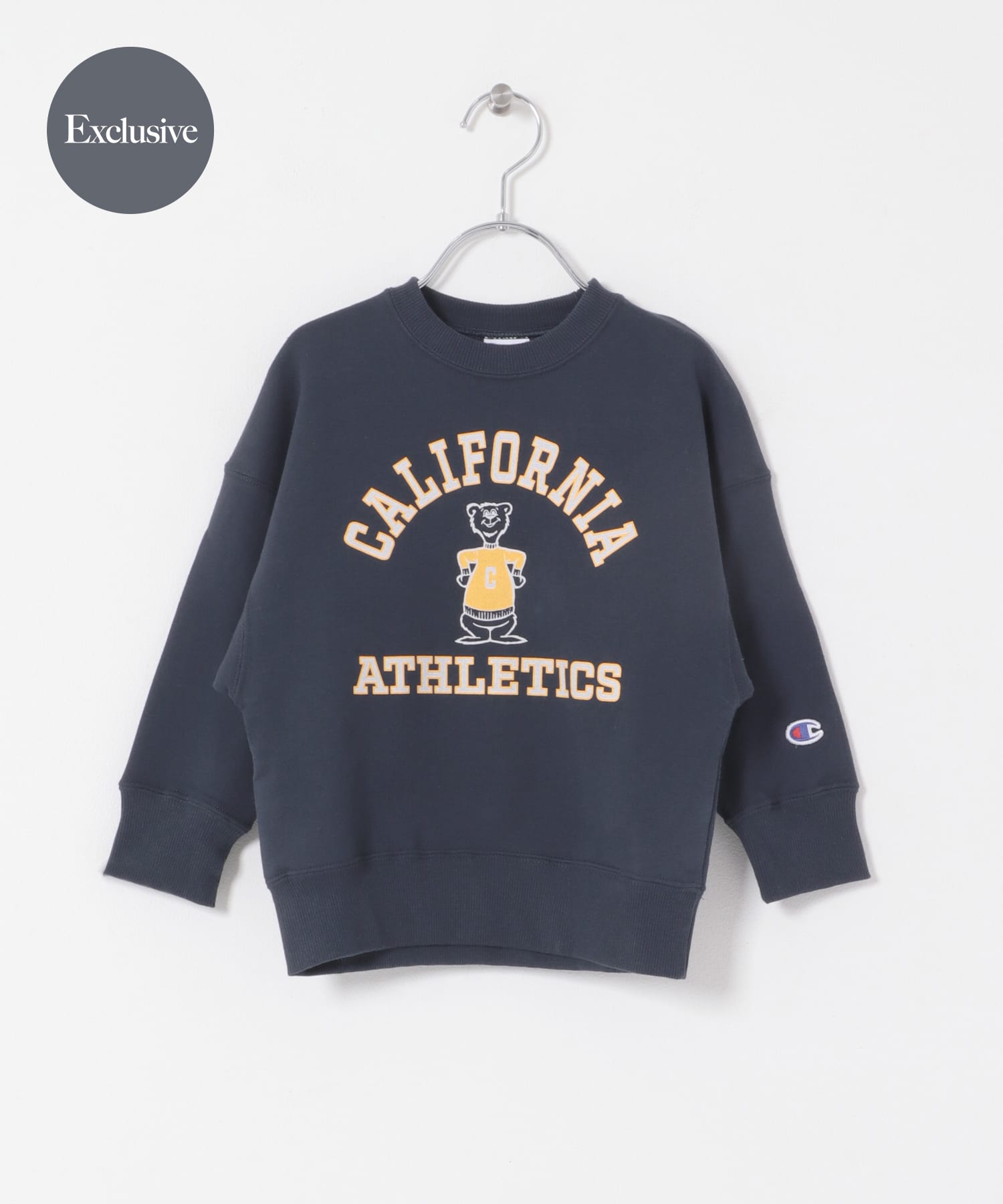 『別注』Champion×DOORS　アニマルスウェット(KIDS) NAVY 105