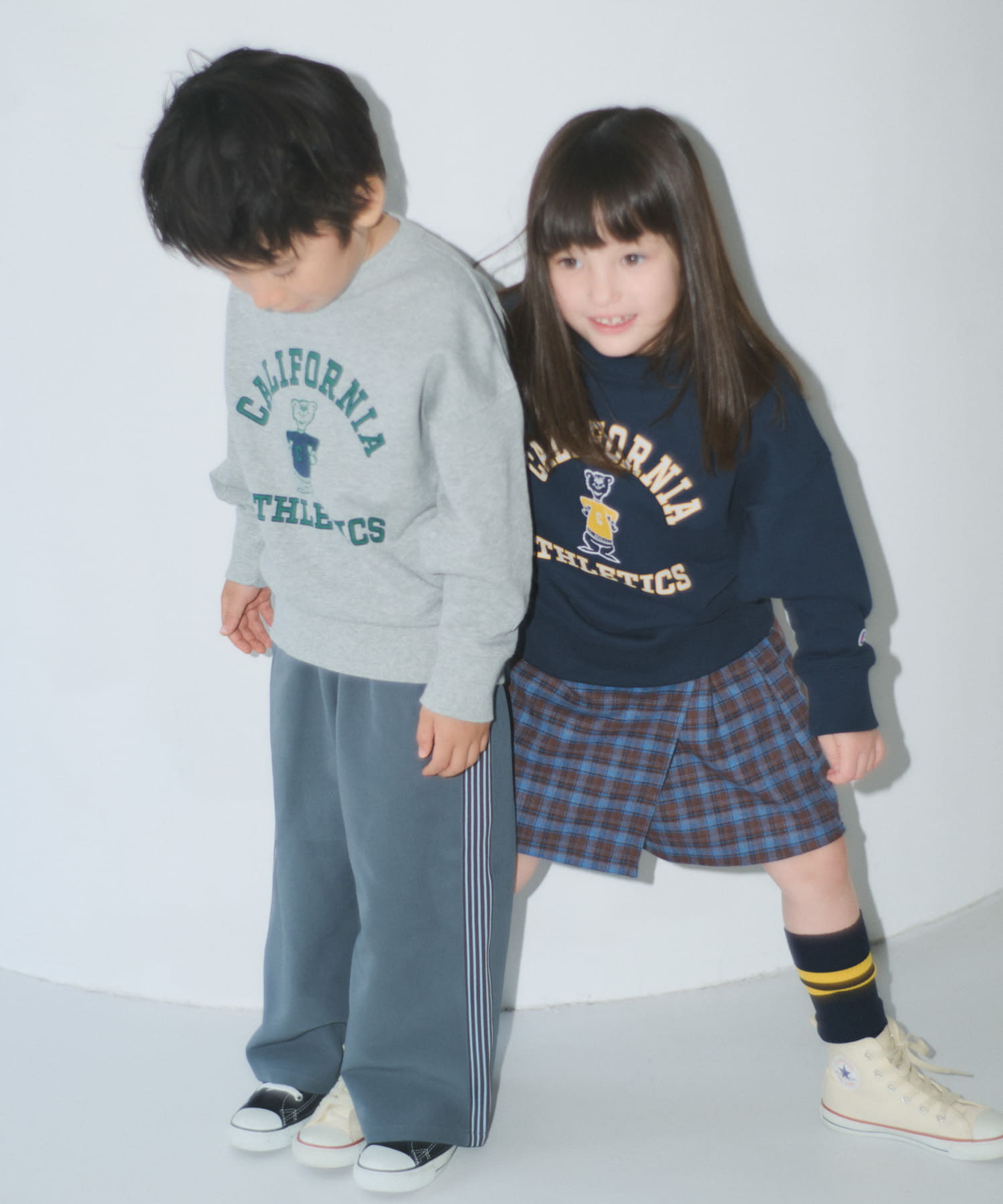 『別注』Champion×DOORS　アニマルスウェット(KIDS) NAVY 105
