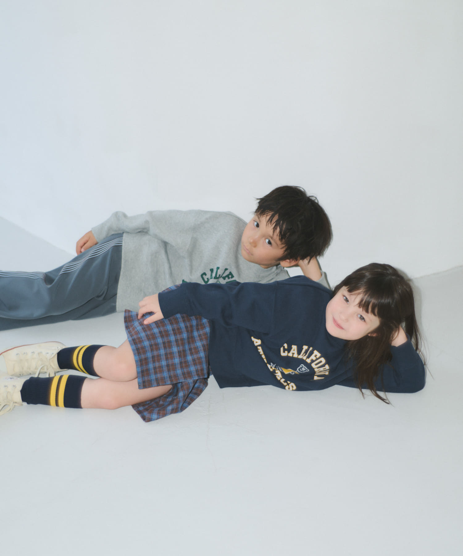 『別注』Champion×DOORS　アニマルスウェット(KIDS) NAVY 105