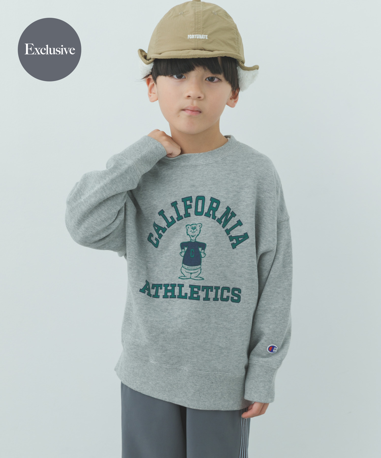 『別注』Champion×DOORS　アニマルスウェット(KIDS)