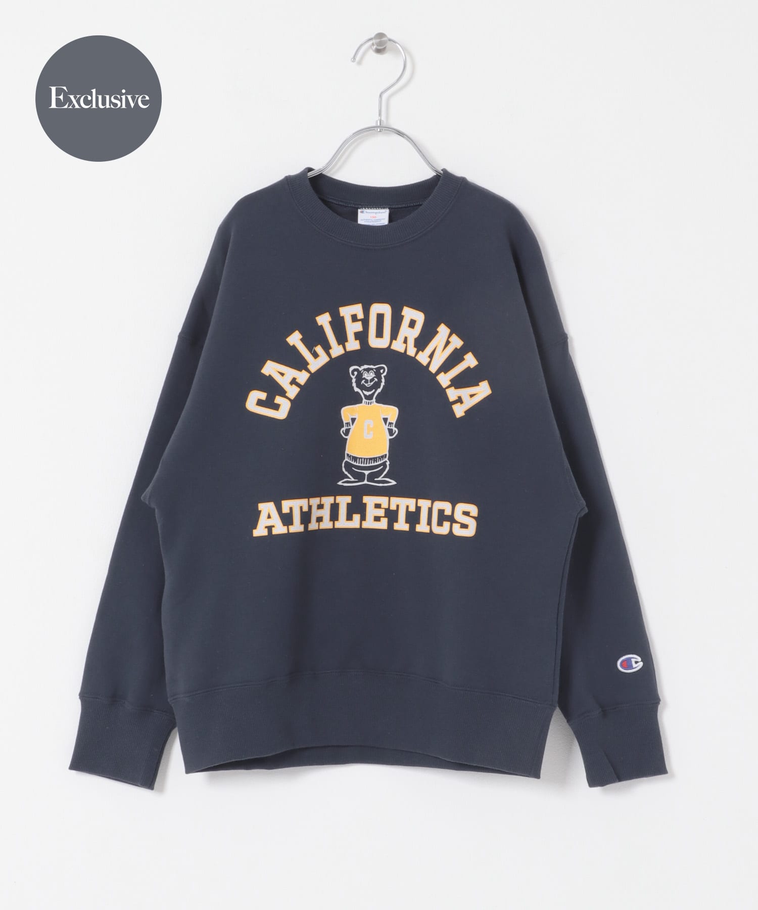 『WEB/一部店舗限定』『別注』Champion×DOORS　アニマルスウェット(KIDS) NAVY 150