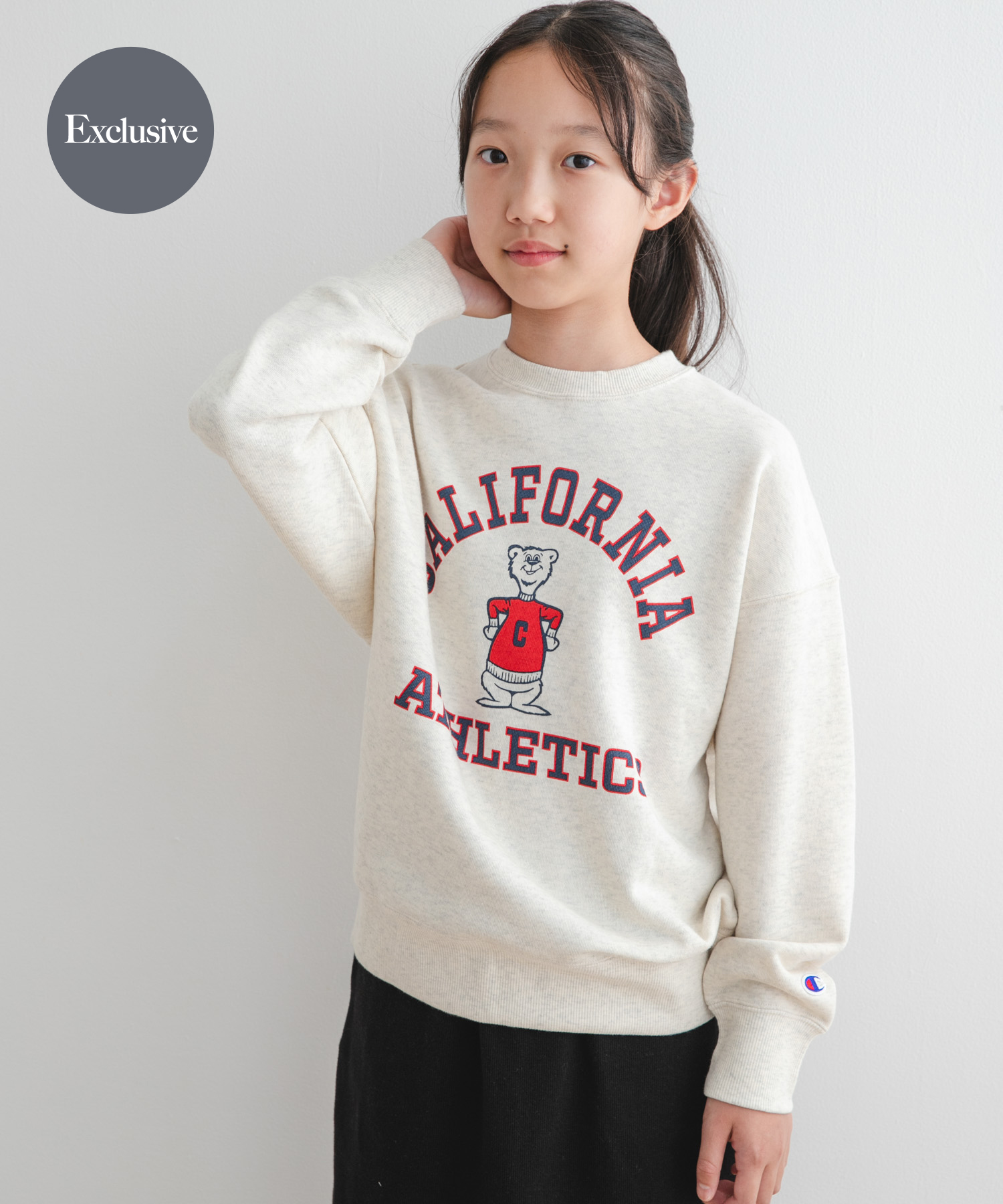 『WEB/一部店舗限定』『別注』Champion×DOORS アニマルスウェット(KIDS)