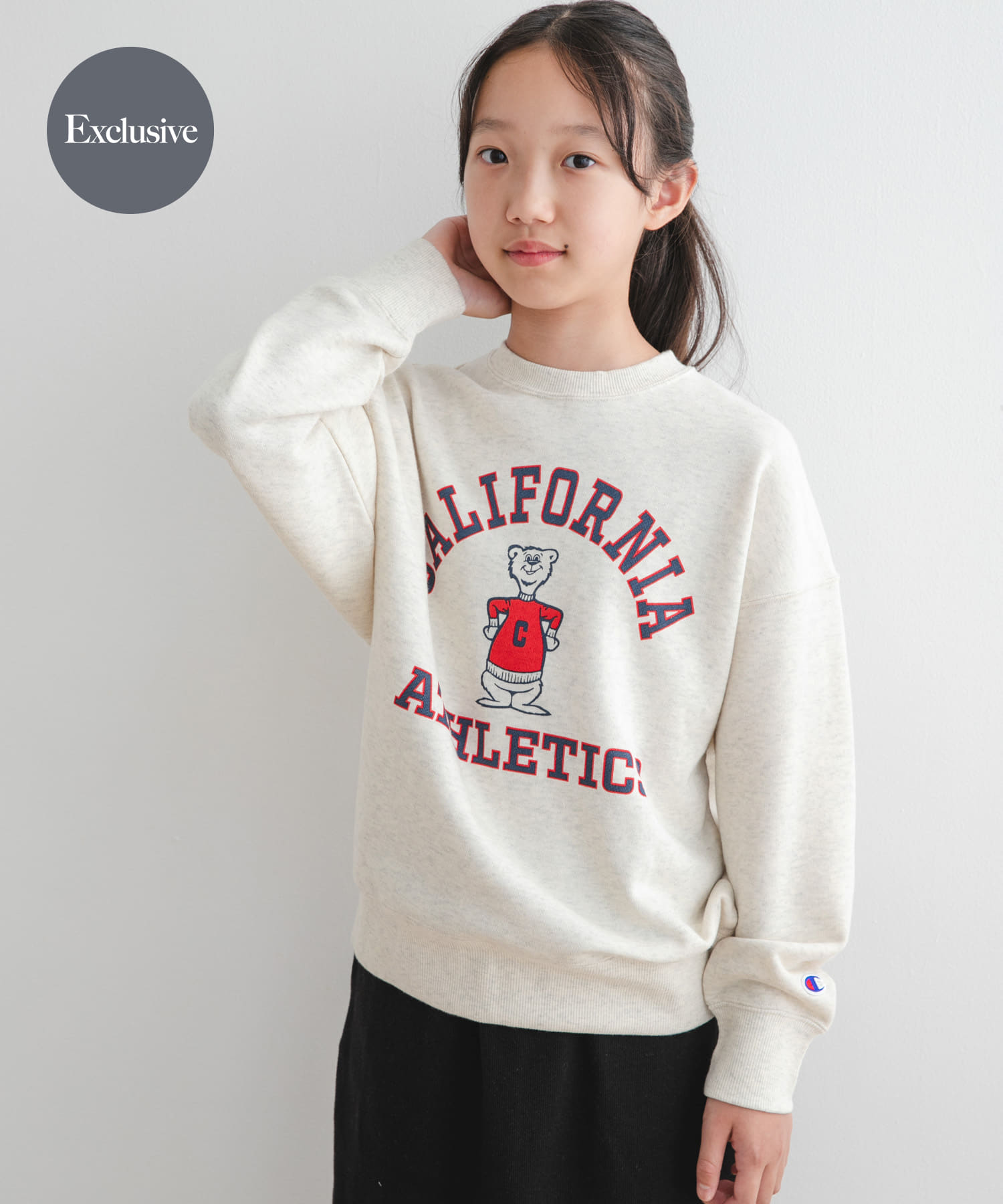 『WEB/一部店舗限定』『別注』Champion×DOORS　アニマルスウェット(KIDS)