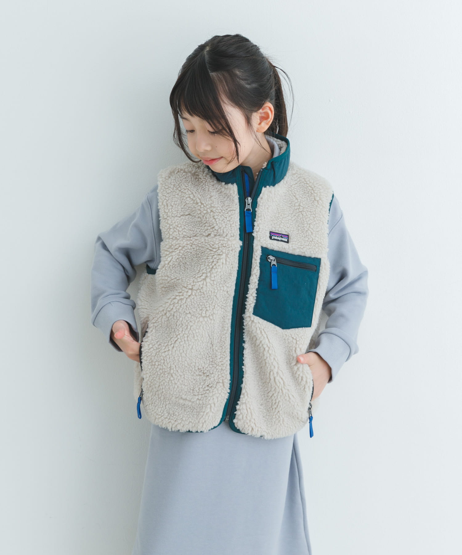 patagonia　Ks Retro-X Vest(KIDS)