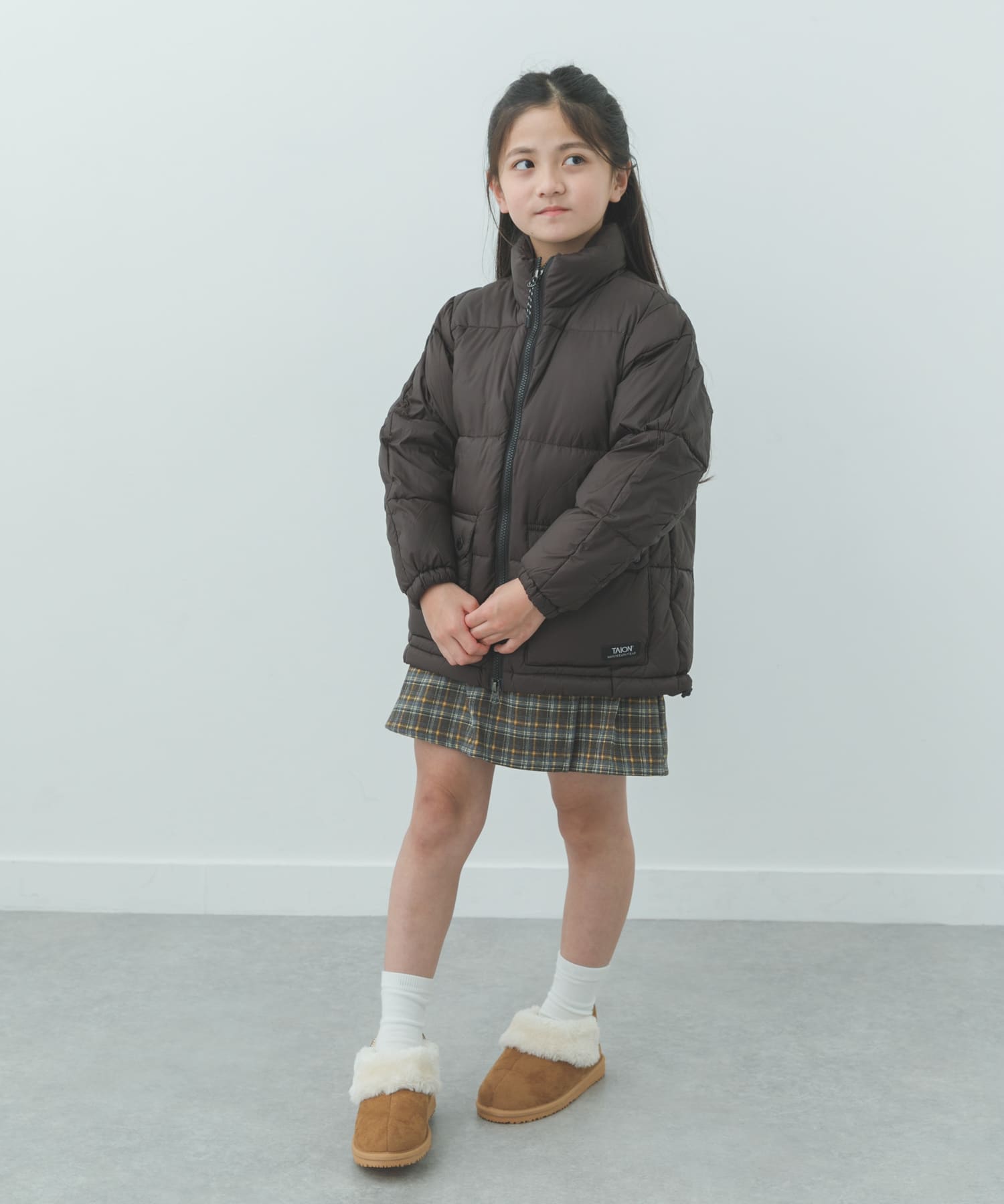 ☆Miki☆ TAION ダウン110パタゴニアレトロX 4T TAION PACKABLE VOLUME DOWN JACKET(KIDS)(130 BEIGE): キッズ｜URBAN
