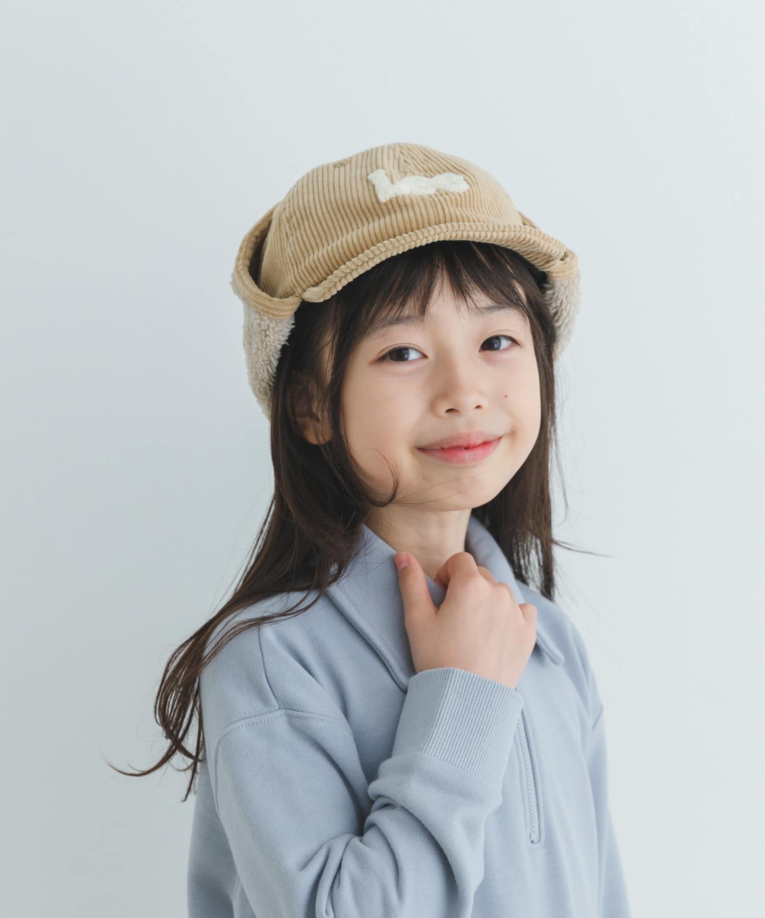 Lee　FLIGHT CAP(KIDS) BEIGE XS