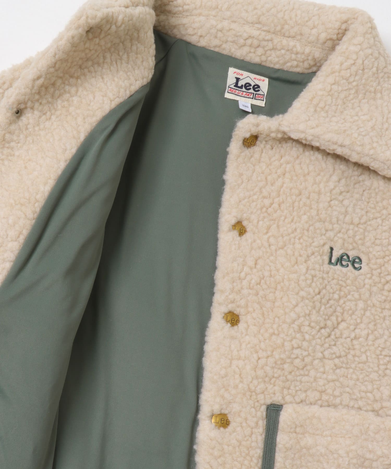 Lee　BOA JACKET BEIGE 130