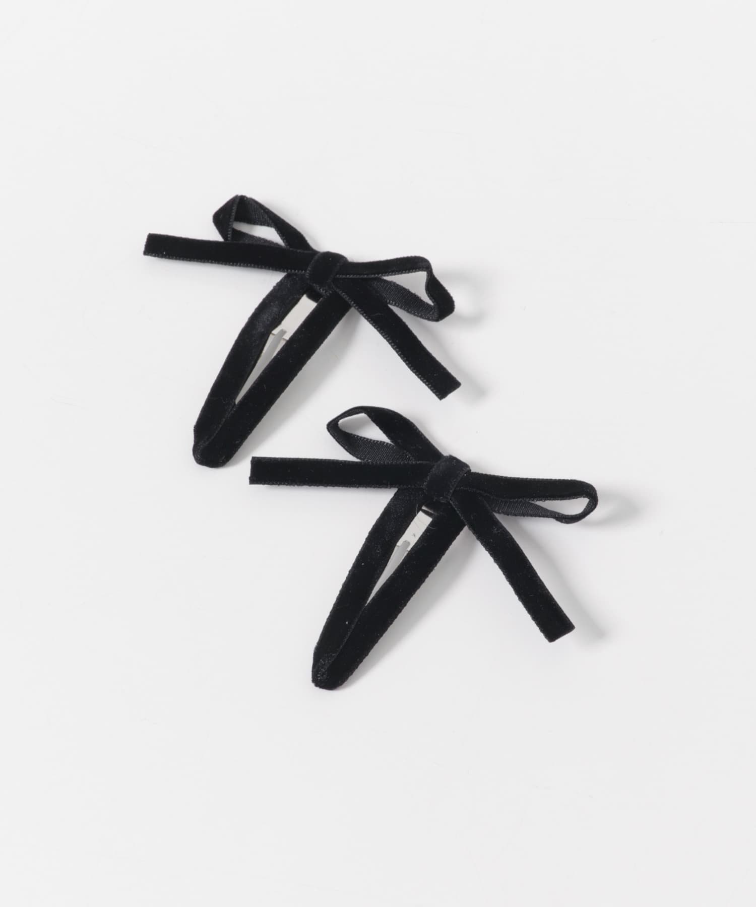 MILK x SODA　VELVET RIBBON HAIR CLIP(KIDS)