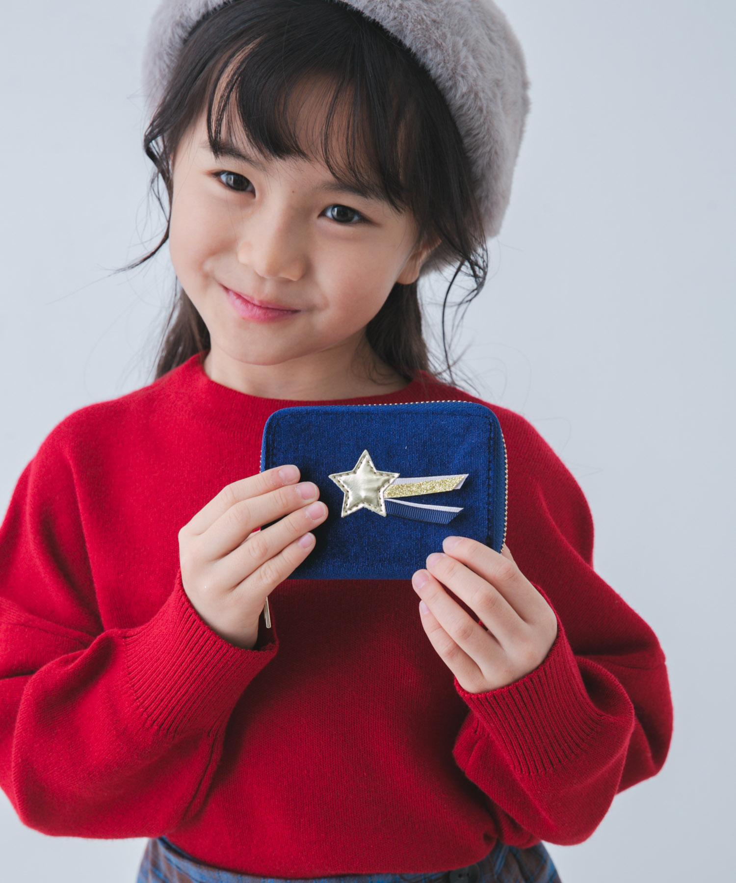 MILK x SODA　SHOOTING STAR WALLET(KIDS) NAVY One