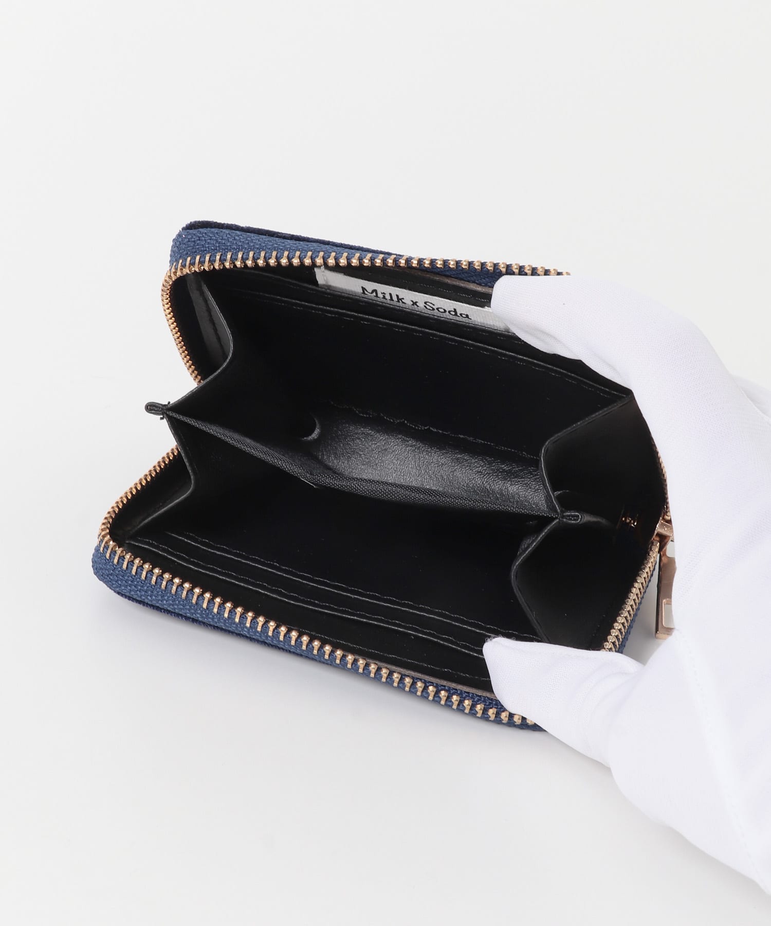 MILK x SODA　SHOOTING STAR WALLET(KIDS) NAVY One
