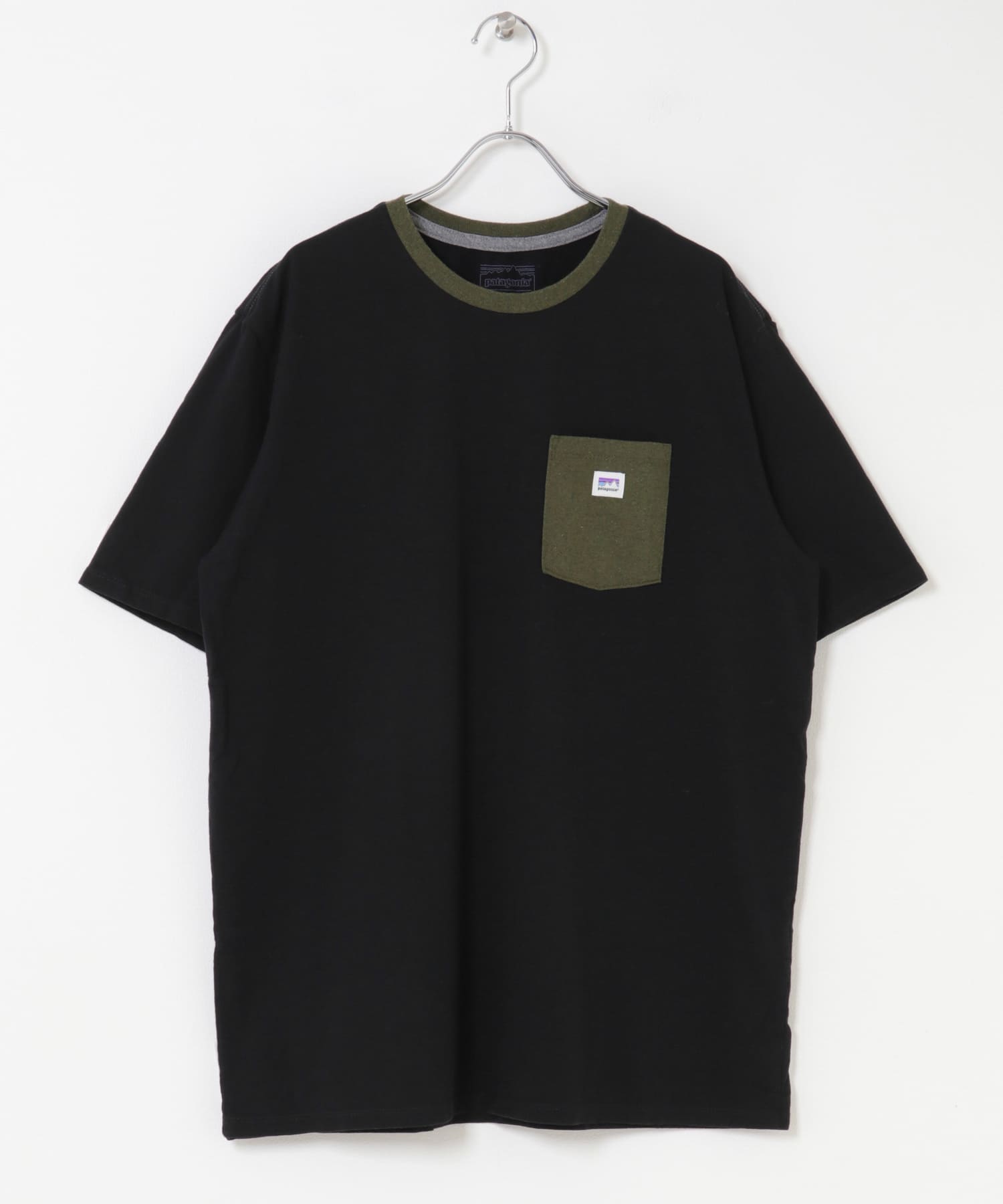patagonia　Shop Sticker Pocket Re-T-shirts