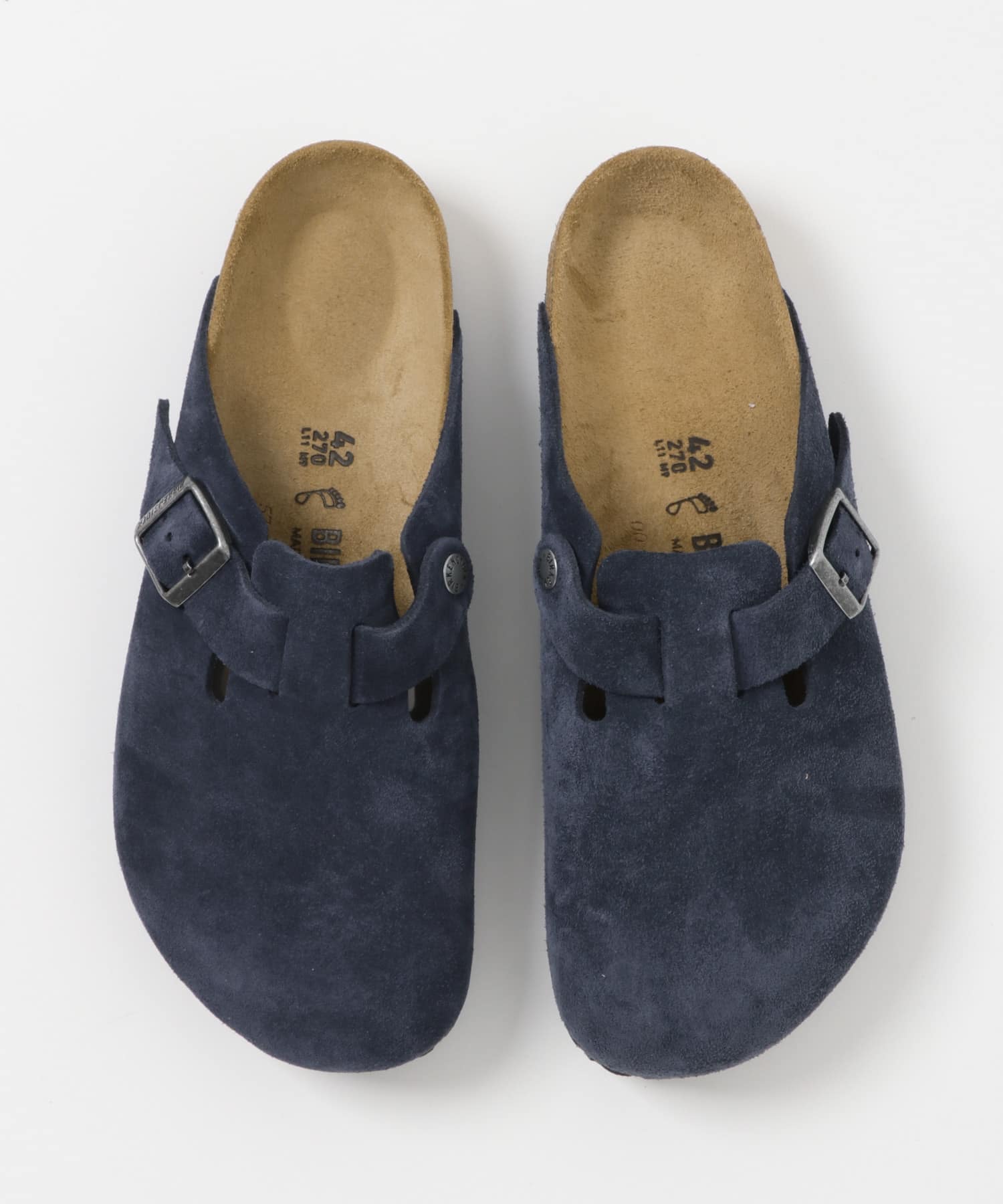 BIRKENSTOCK Exclusive Boston(Regular)(39 New Navy): シューズ
