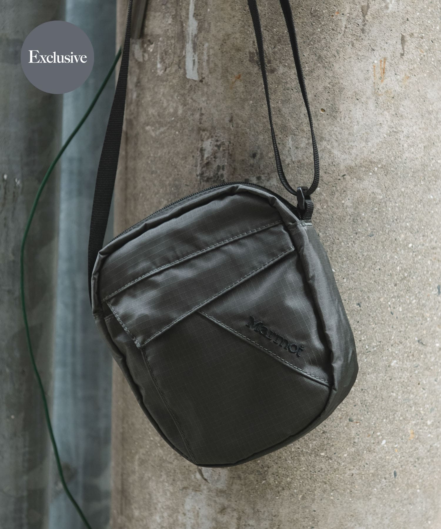 『別注』Marmot×DOORS　Ripstop Shoulder Bag CHARCOAL one